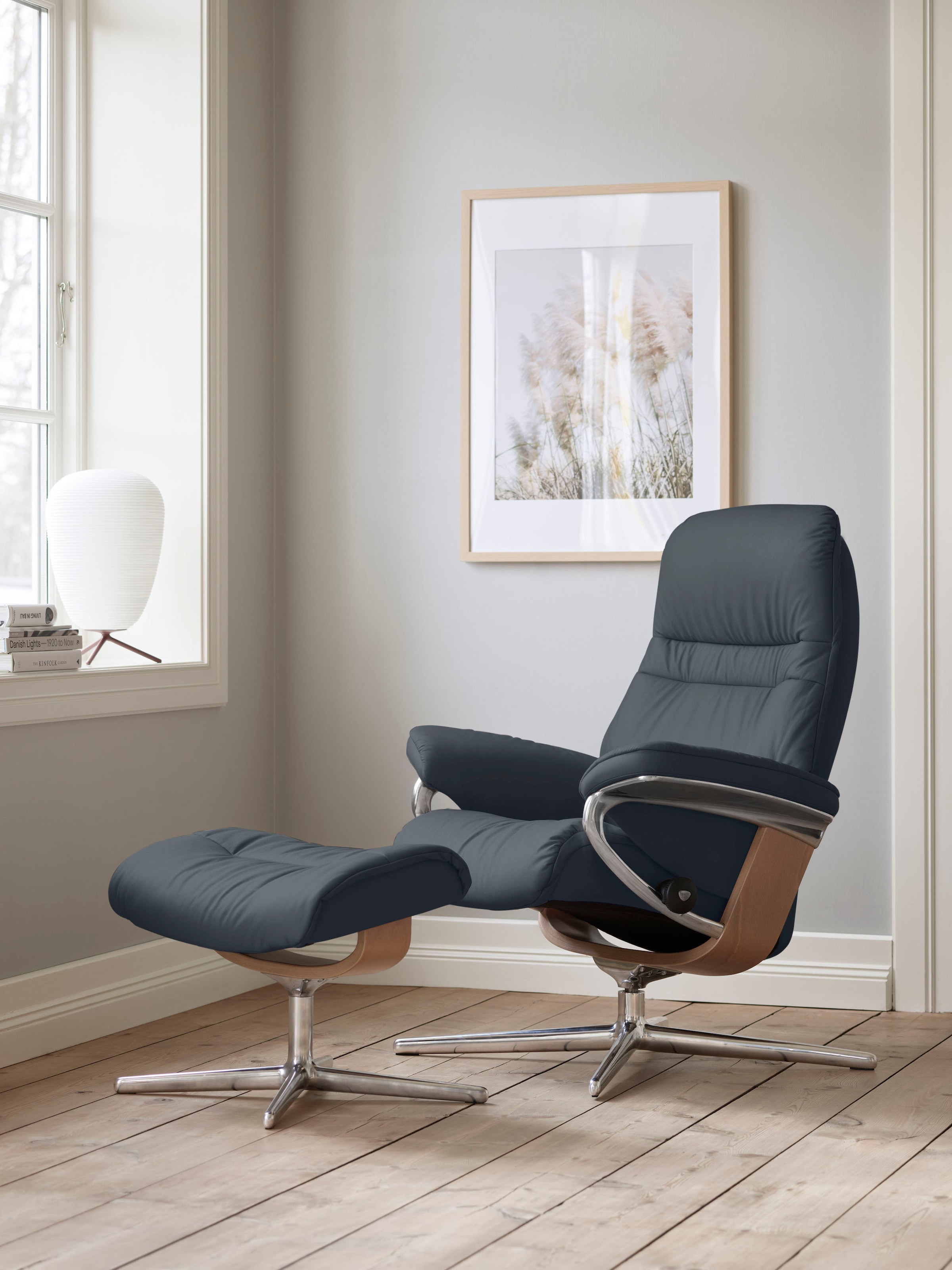 Stressless® Relaxsessel »Sunrise«, (Set, Relaxsessel mit Hocker), mit Hocke günstig online kaufen