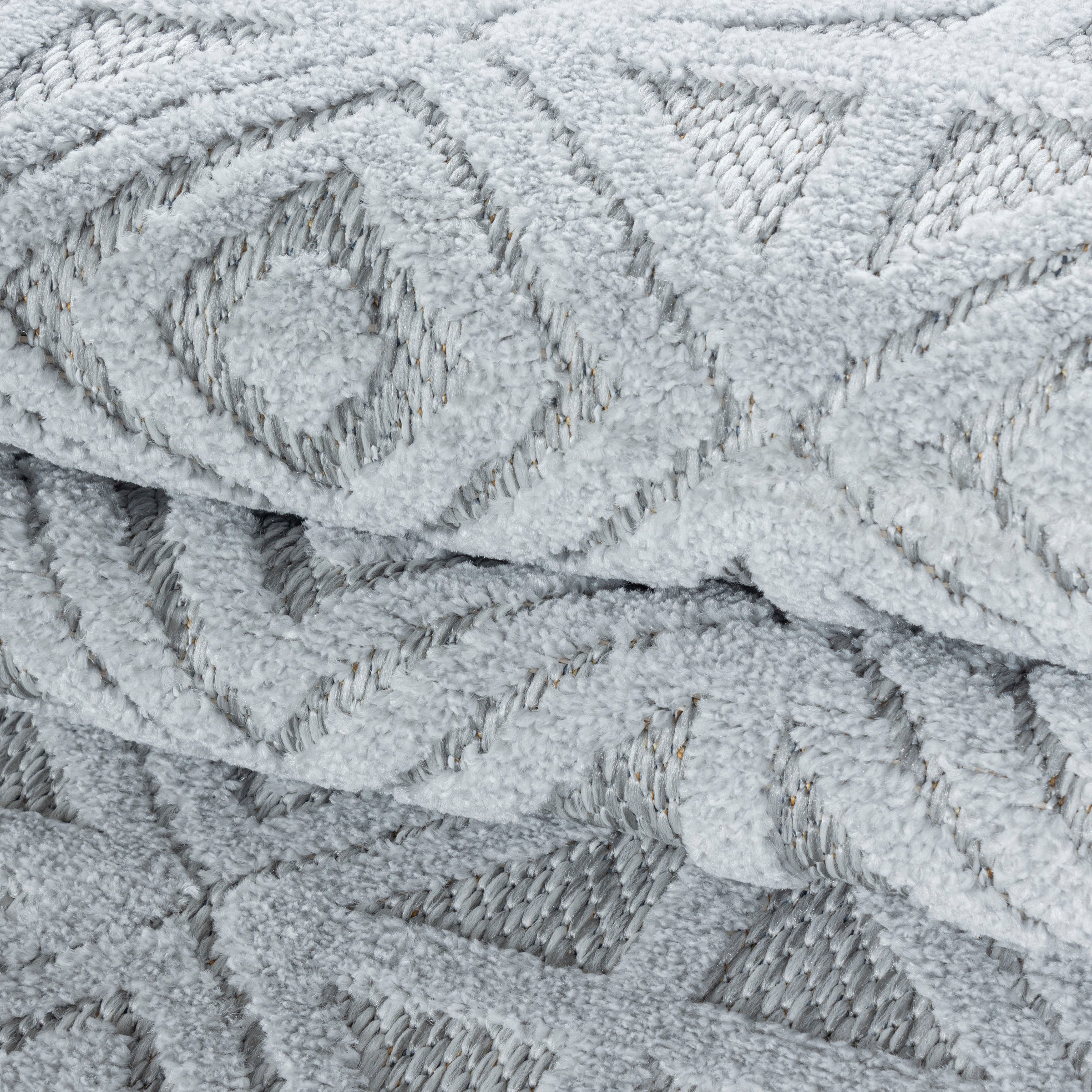 Ayyildiz Teppiche Teppich »BAHAMA 5156«, rechteckig, 8 mm Höhe, Läufer, Flachflor mit Hoch-Tief-Struktur, In-und Outdoor geeignet