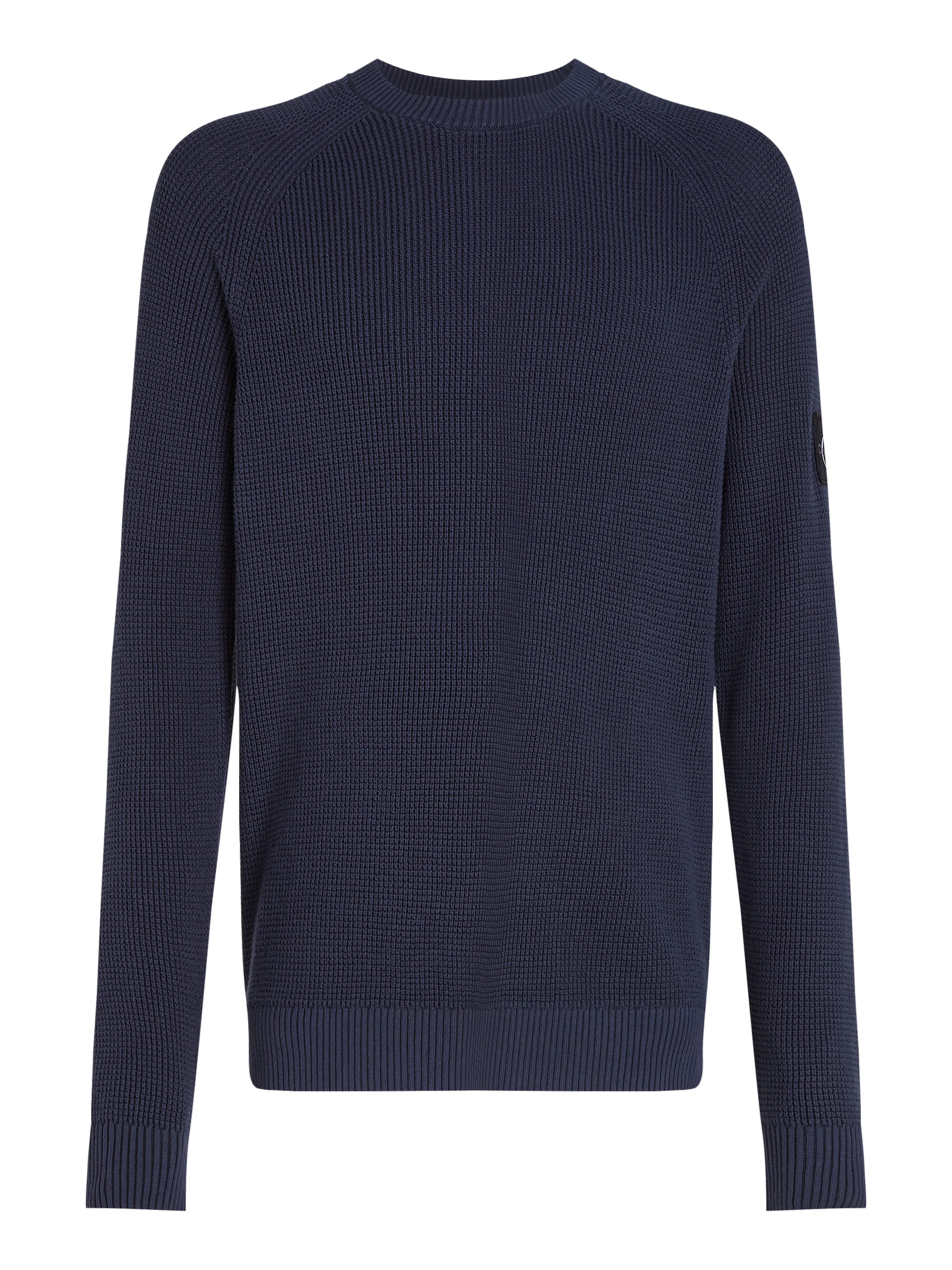 Calvin Klein Jeans Rundhalspullover »BADGE EASY SWEATER«, mit Logopatch