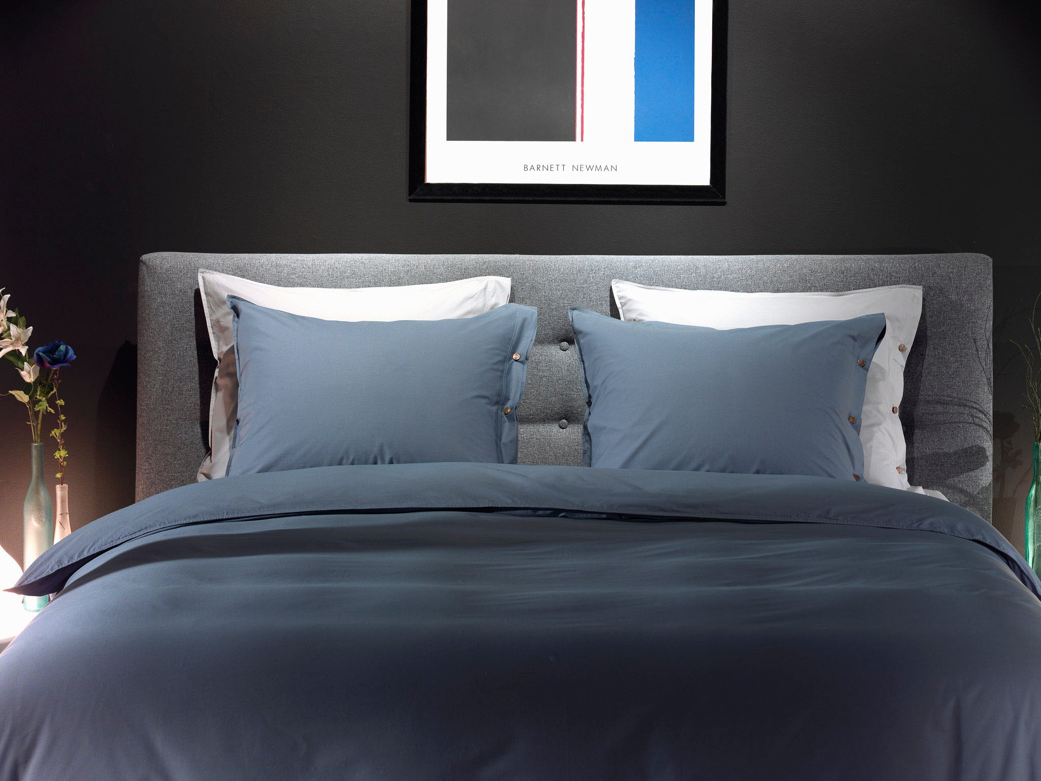 YELLOW Bettwäsche »Percale« 2 Uni Design, 100% Baumwolle ab 135x200 cm.