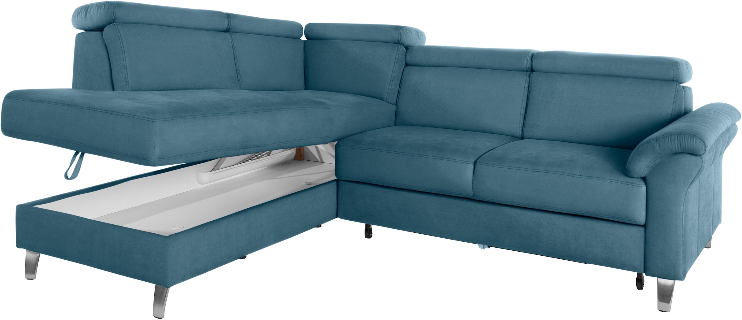 sit&more Ecksofa »Arngast L-Form«, inklusive Kopfteilverstellung und Federkern