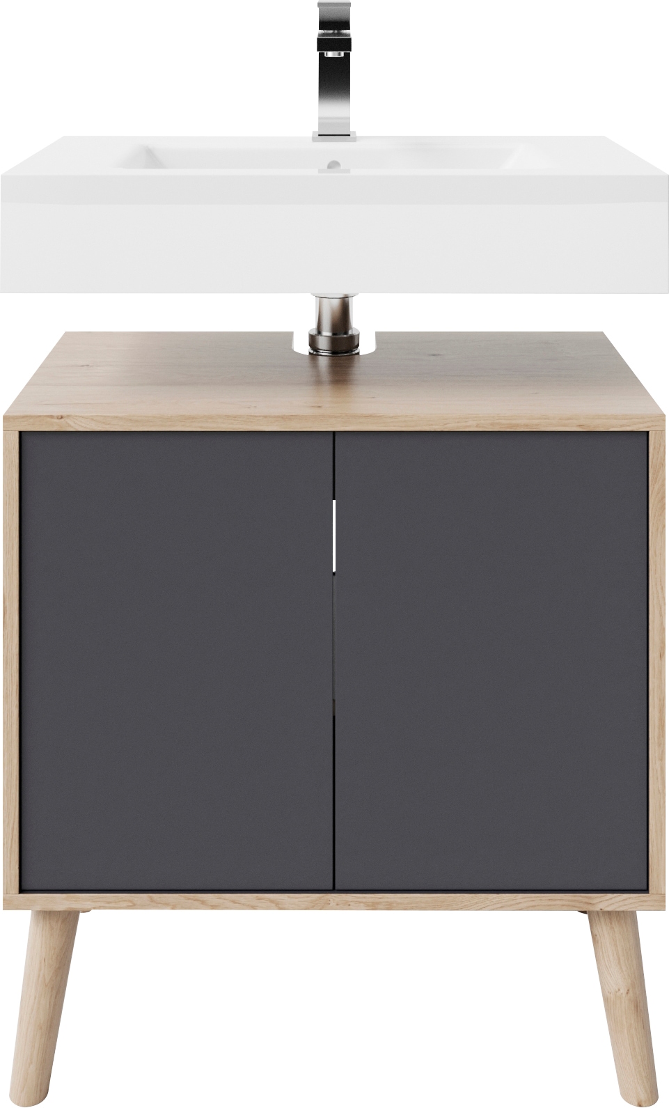 welltime Waschbeckenunterschrank »MOLN«, Badmöbel, Breite 60cm günstig online kaufen