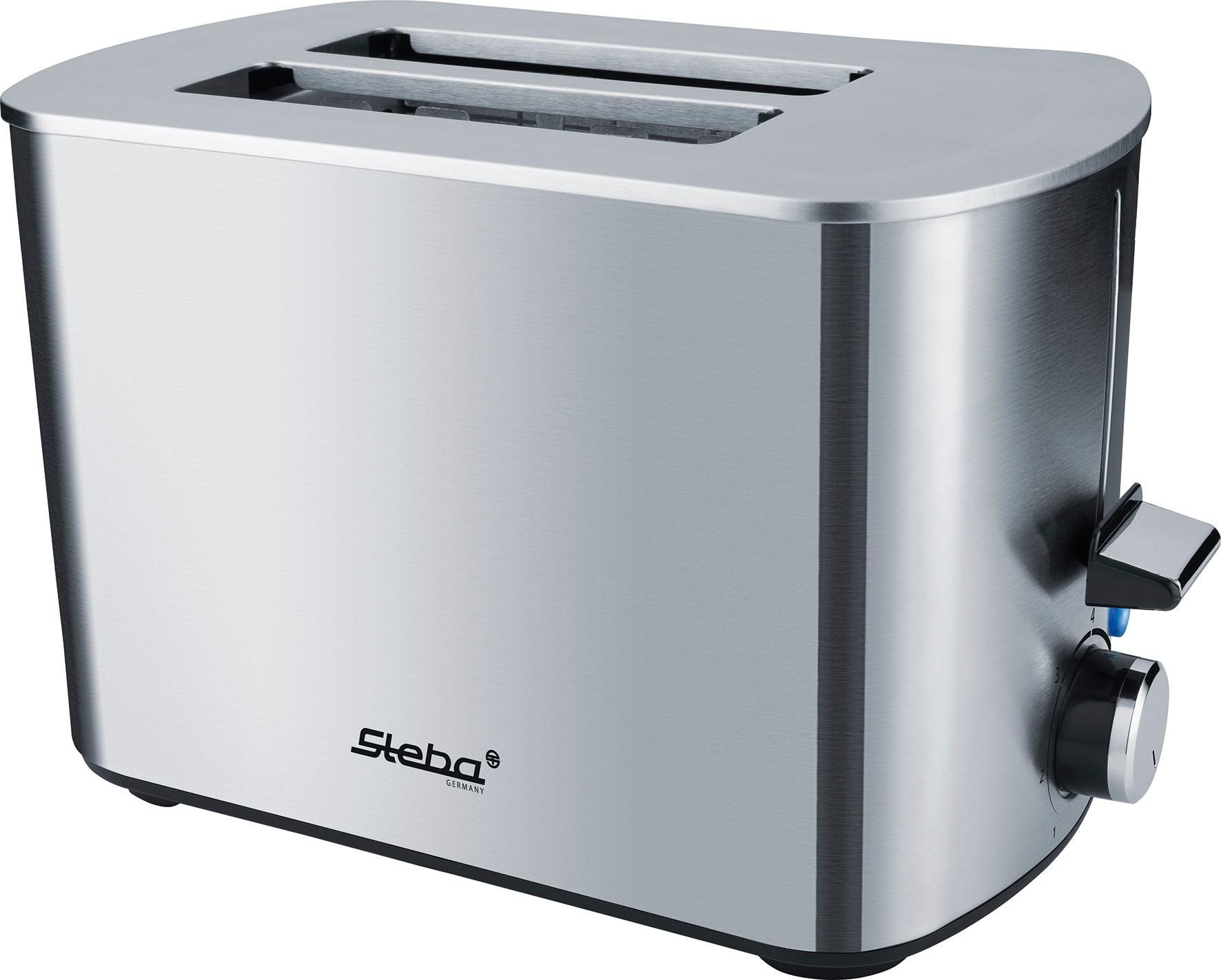 Steba Toaster »TO 20 INOX« 2 kurze Schlitze 850 W günstig online kaufen
