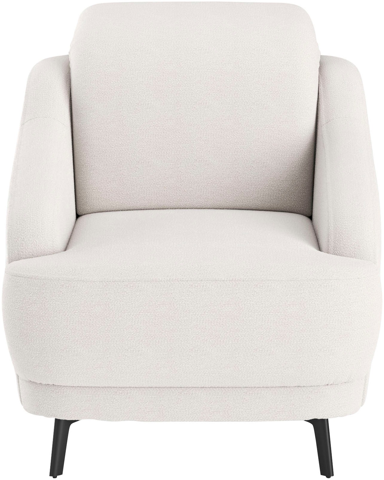 sit&more Sessel »Blues«, (1 St.), mit Metallfüßen, schwarz-matt günstig online kaufen