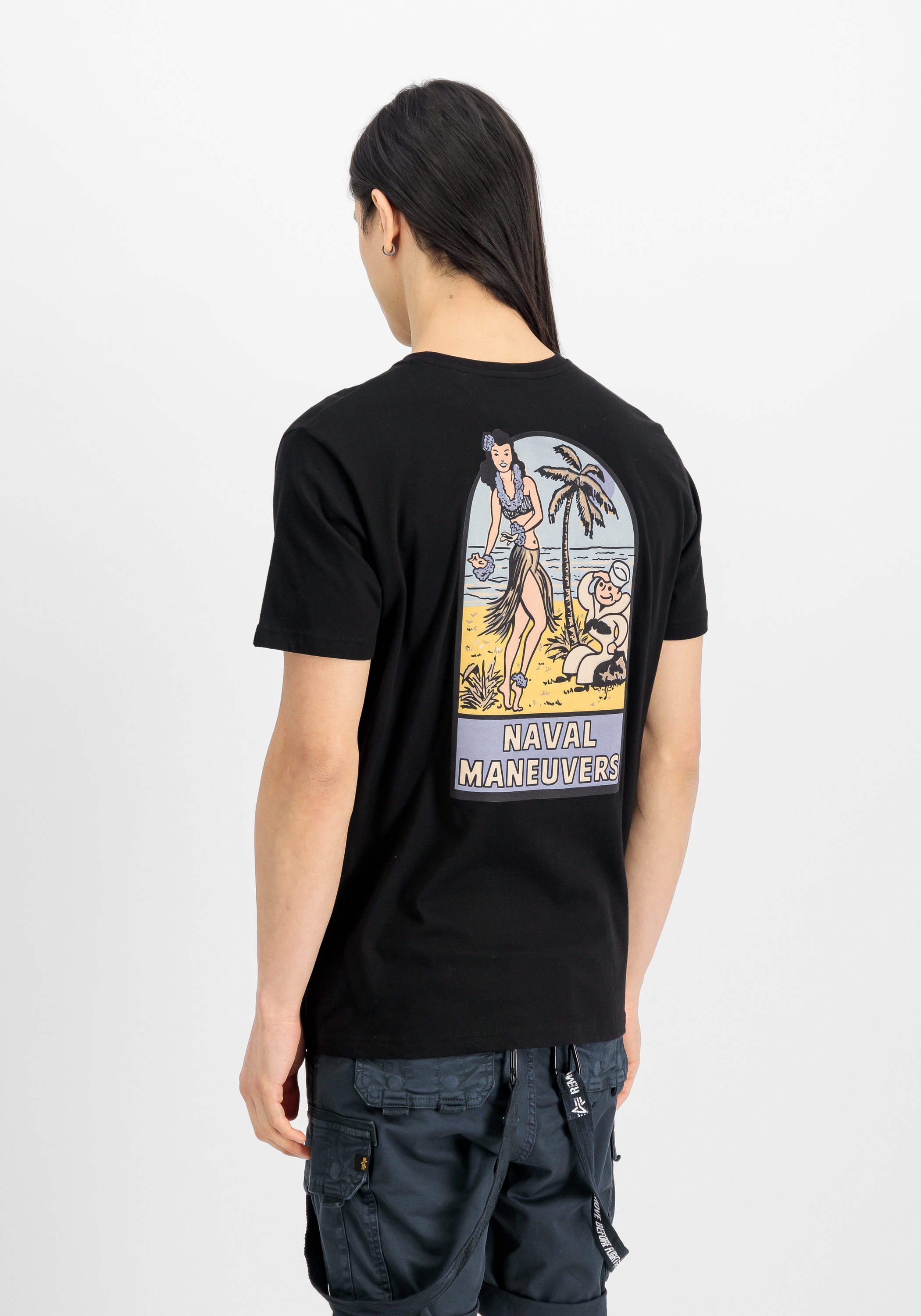 Alpha Industries T-Shirt »Alpha Industries Men - T-Shirts Naval T Back Print«