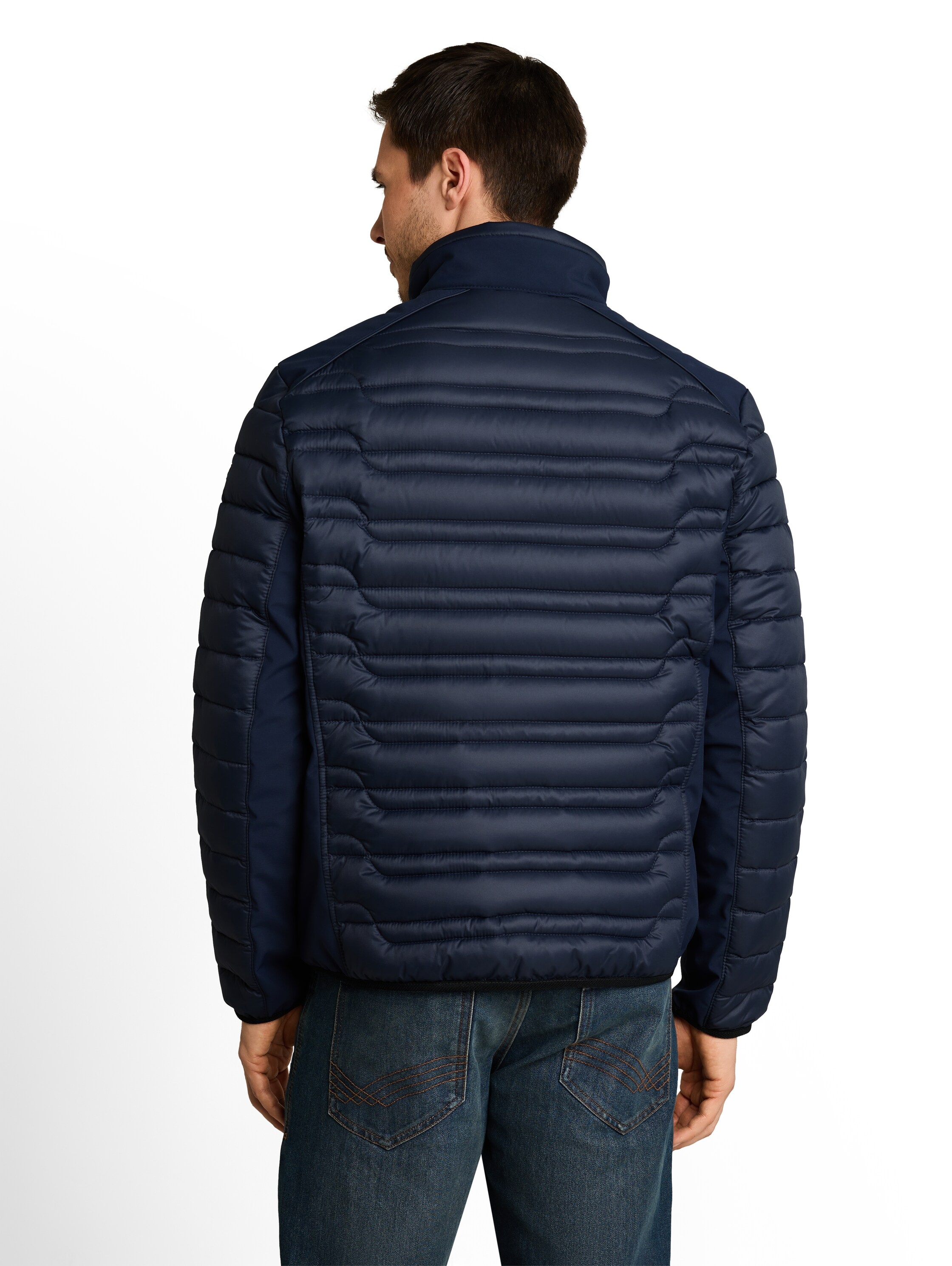 TOM TAILOR Steppjacke ohne Kapuze mit Stehkragen und Reißverschluss