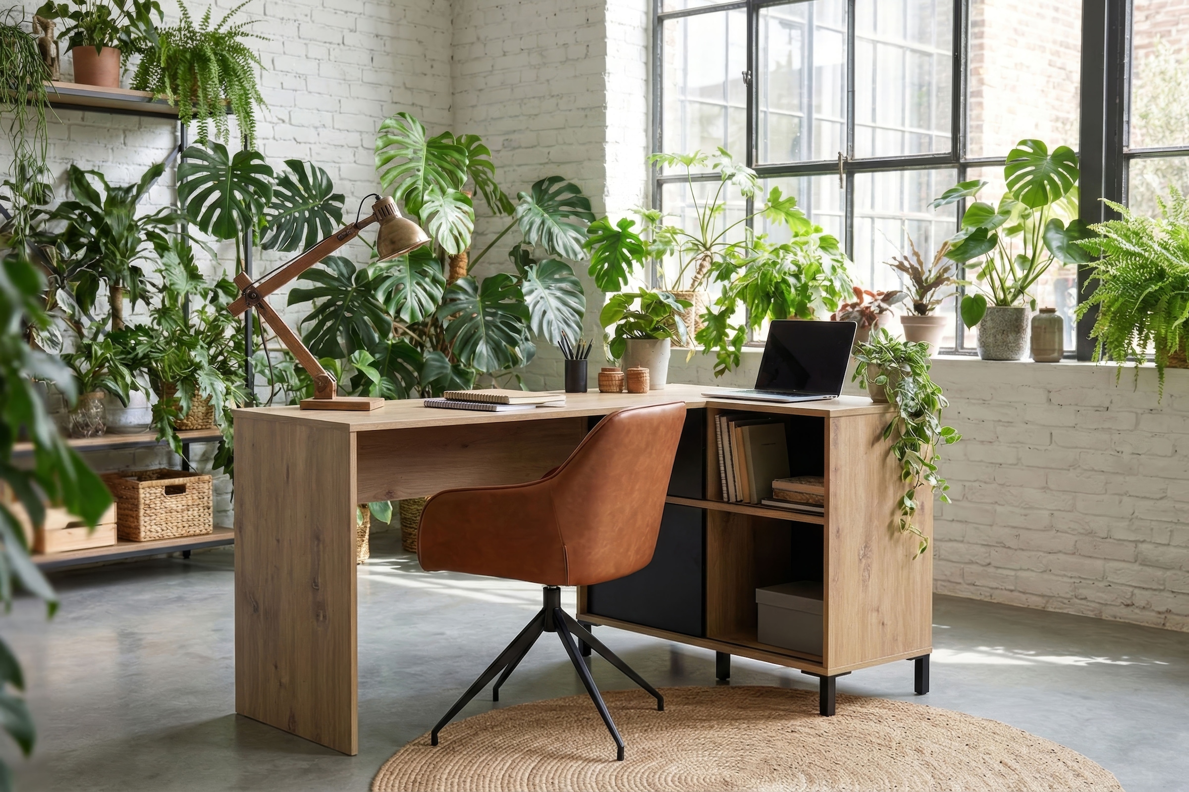 Gami Schreibtisch »BOLT« Ein  funktionaler Eckschreibtisch dank seines Stauraumteils