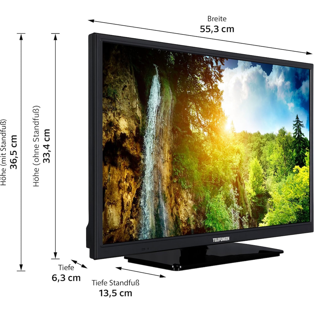 Telefunken LED-Fernseher »L24H554M1CW«, 60 cm/24 Zoll, HD-ready, Smart-TV