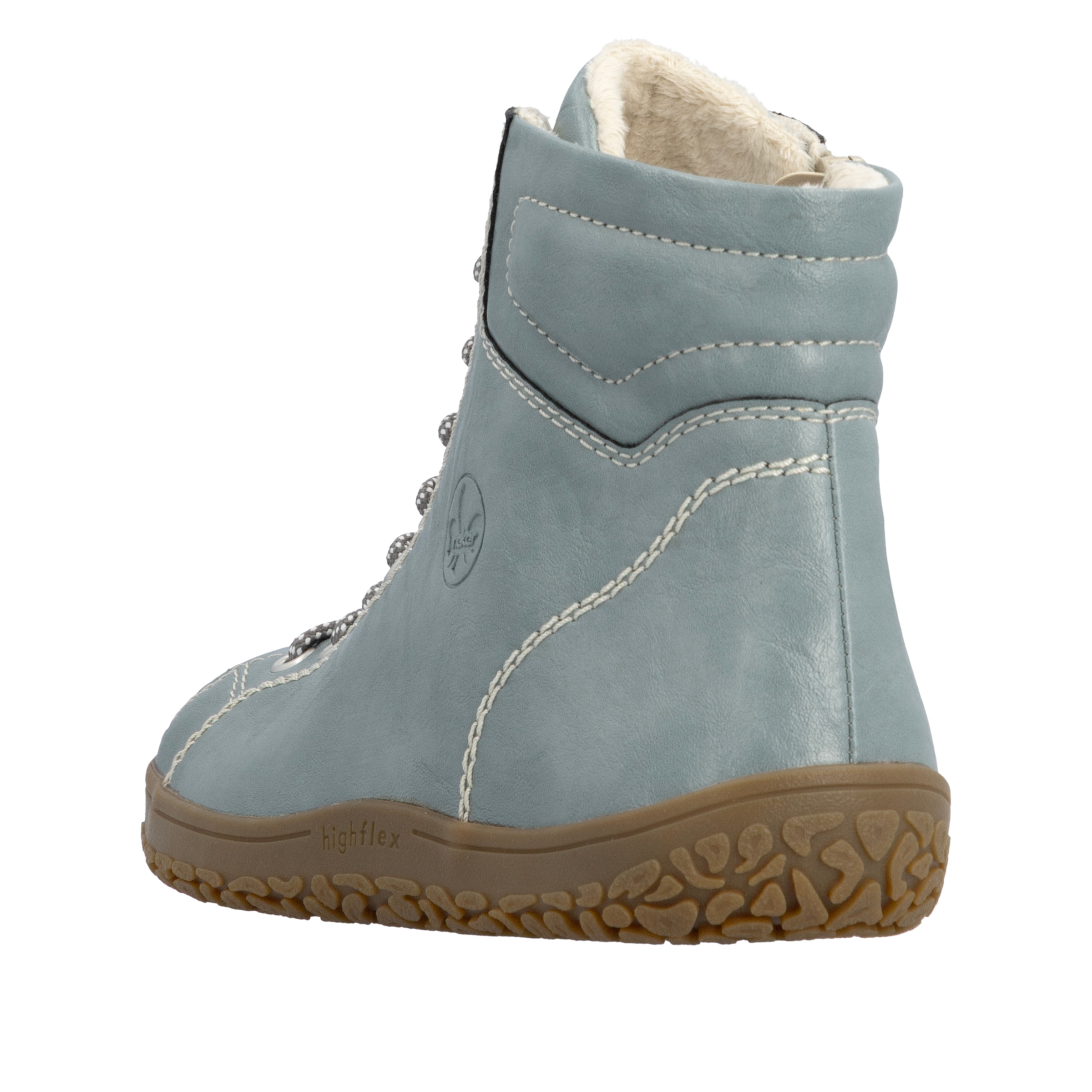 Rieker Schnürboots  Herbstboots, Stiefelette mit modischen Konstrastnähten