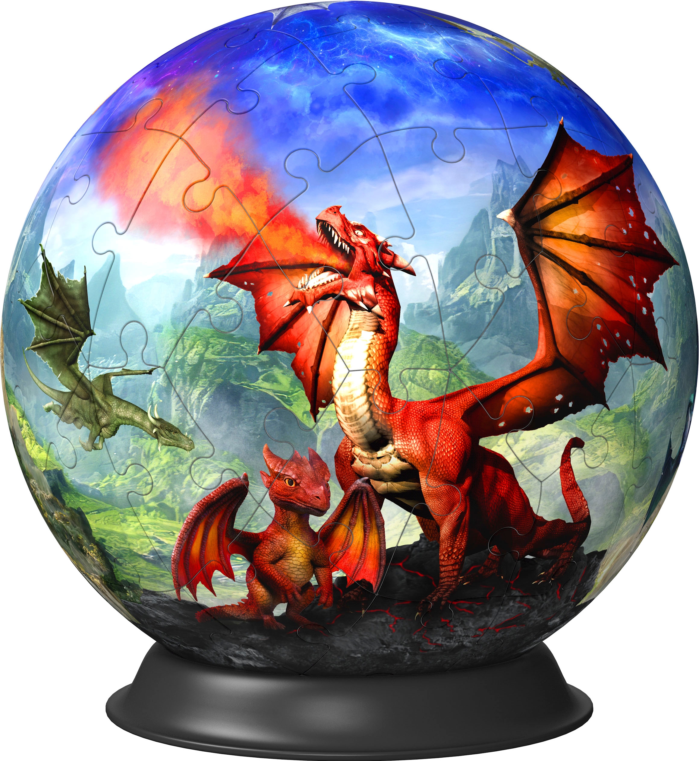 Ravensburger Puzzleball »Mystische Drachen«, Made in Europe; FSC®- schützt Wald - weltweit