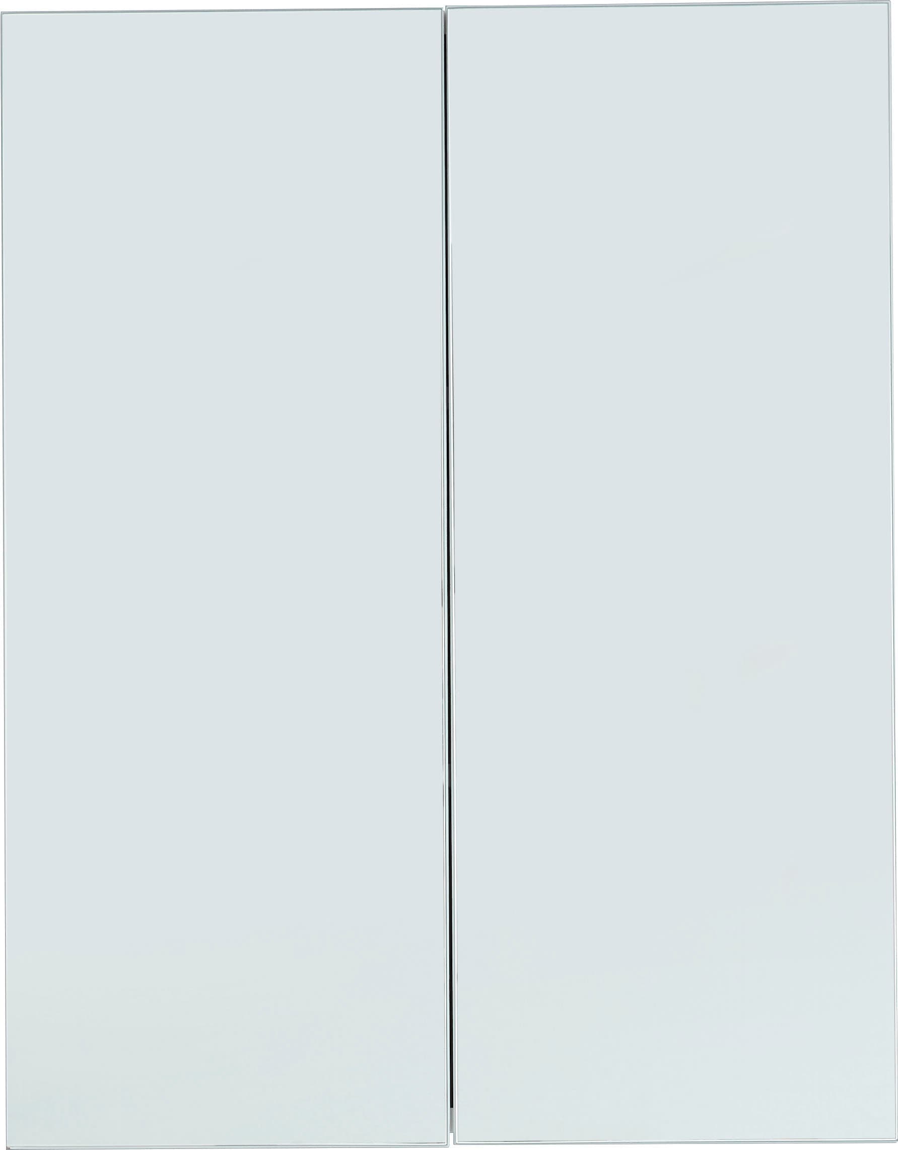 welltime Spiegelschrank »Sovana« Badschrank wahlweise mit oder ohne Beleuchtung - (B/T/H) 60/18/67 cm
