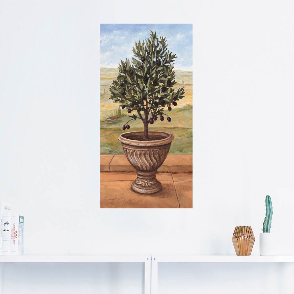 Artland Wandbild »Olivenbaum«, Pflanzen, (1 St.)
