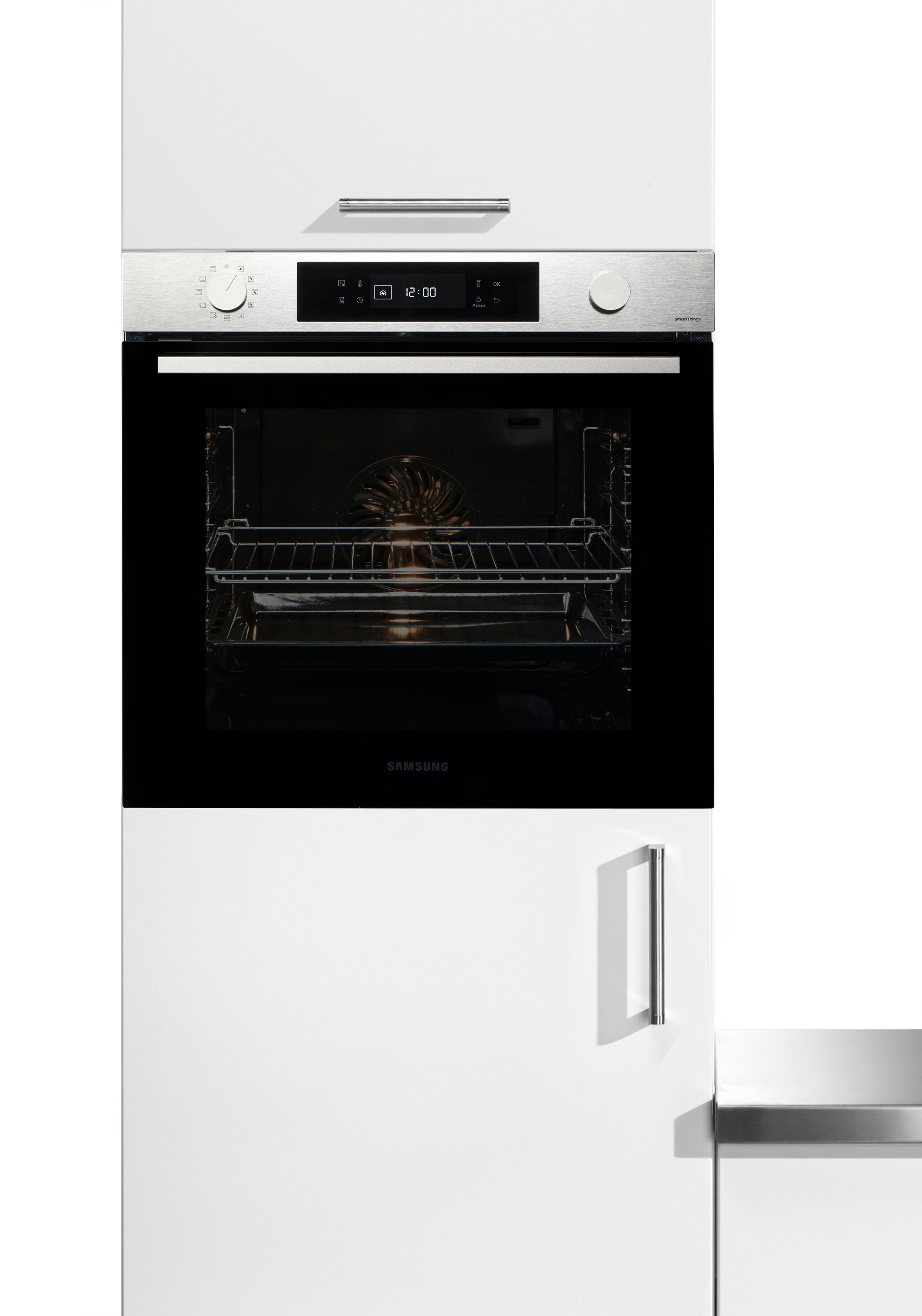 Samsung Einbaubackofen NV7400B »NV7B41307AS«, Pyrolyse-Selbstreinigung, Raumwunder - XXL-Innenraum mit 76L, langsam schließender Tür und WiFi
