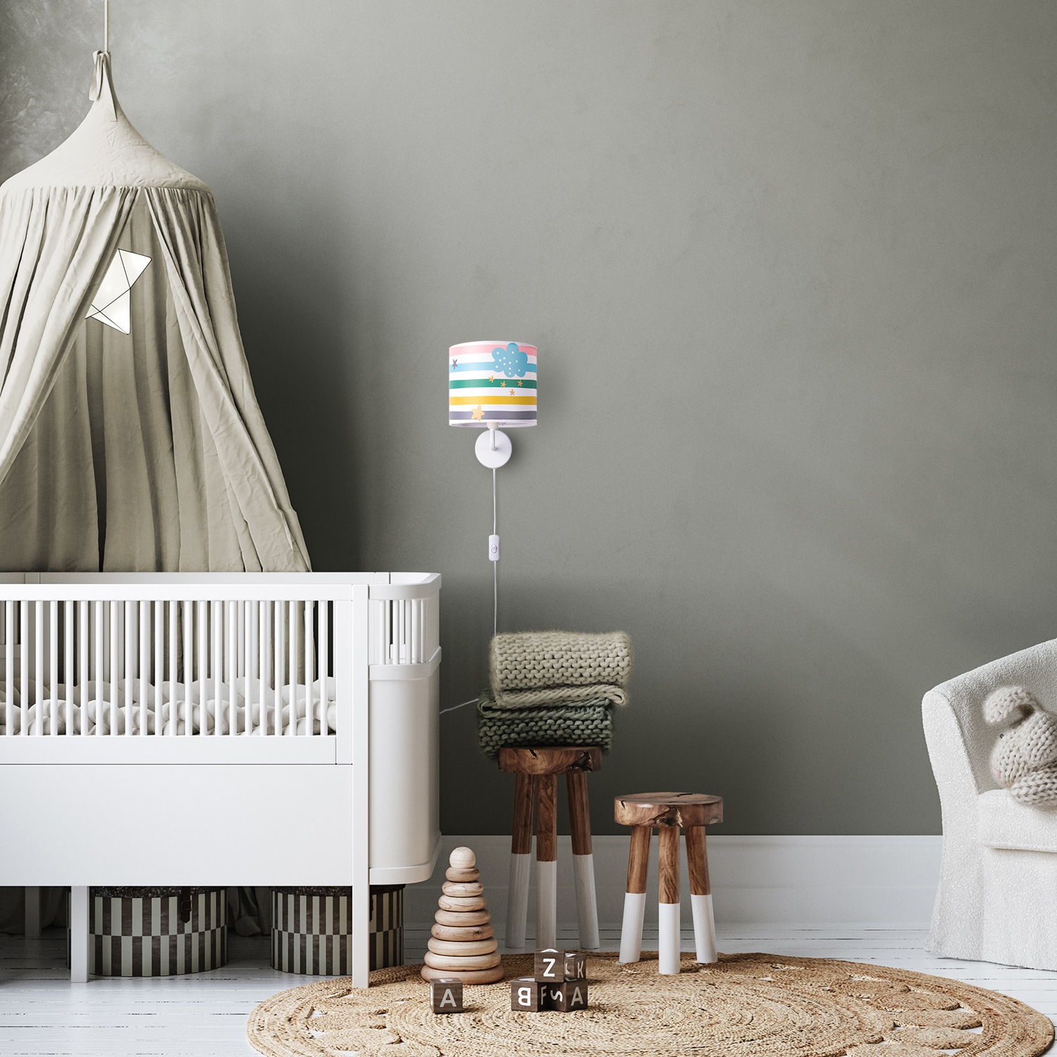 Paco Home Wandleuchte »Tweet 462«, 1 flammig, Leuchtmittel E14   ohne Leuch günstig online kaufen