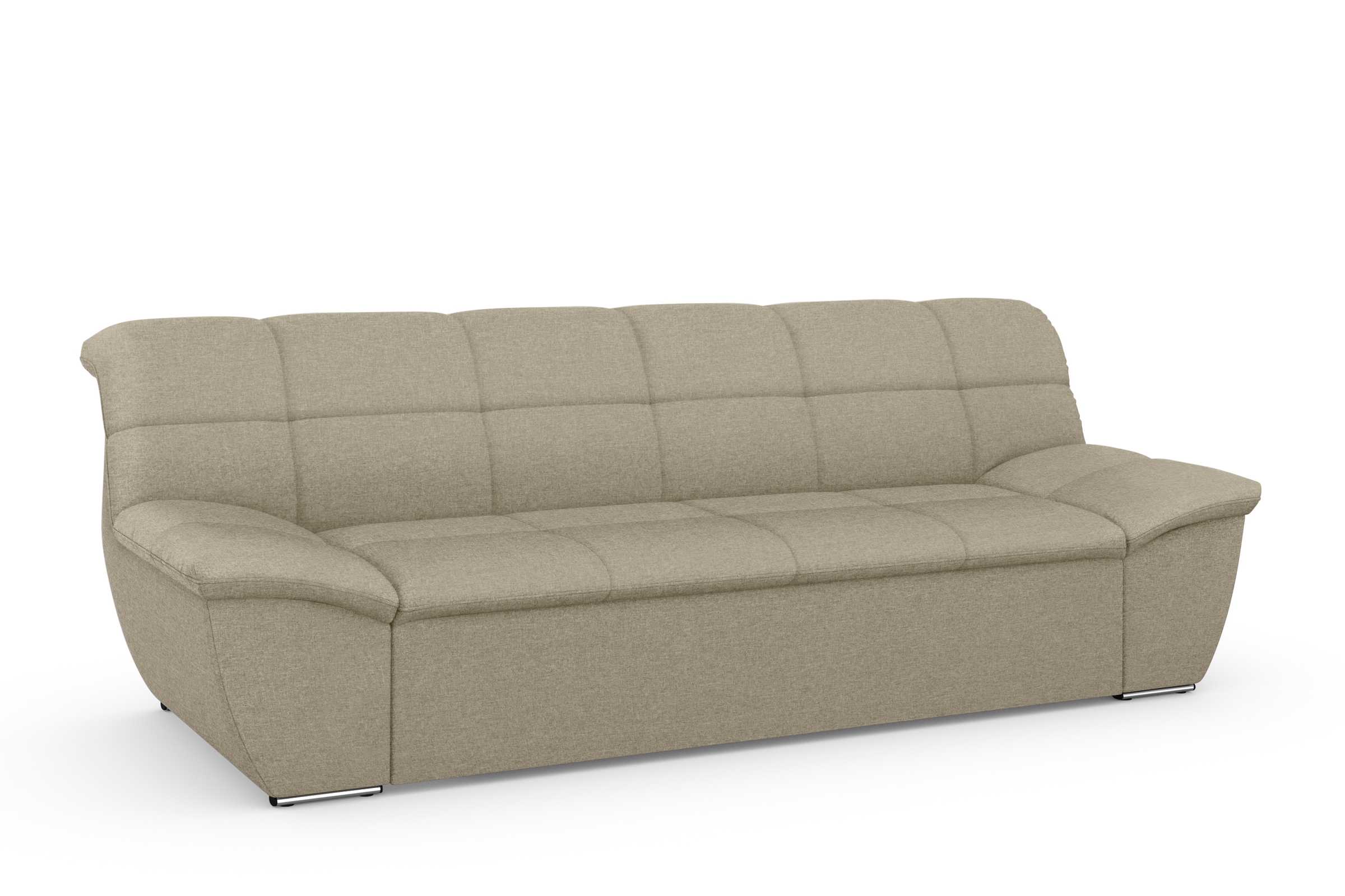 DOMO collection 3-Sitzer »Splash, moderne Steppung im Sitz und Rücken, komfortabel,«, flache Armlehnen zum Entspannen