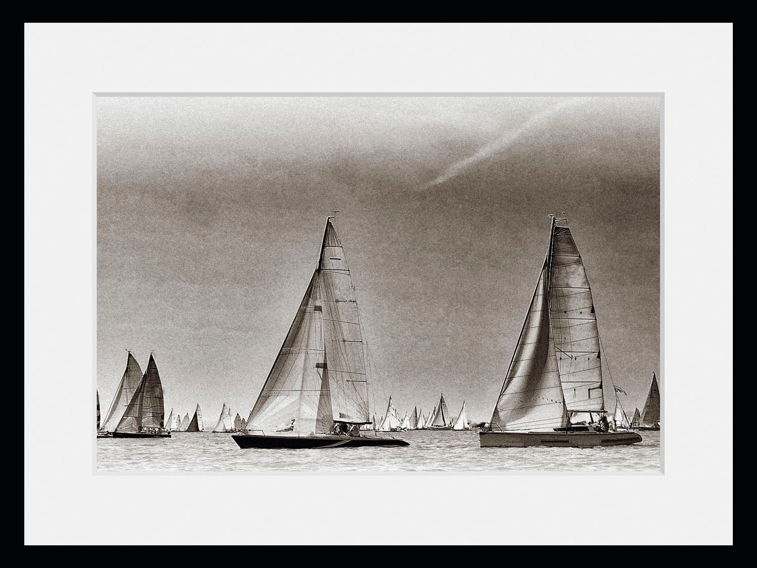 queence Bild »Jonah« Schiffe | Schwarz-Weiß | historische Ereignisse 1 Stk. tlg. HD Premium Poster-Druck inkl. Holzrahmen