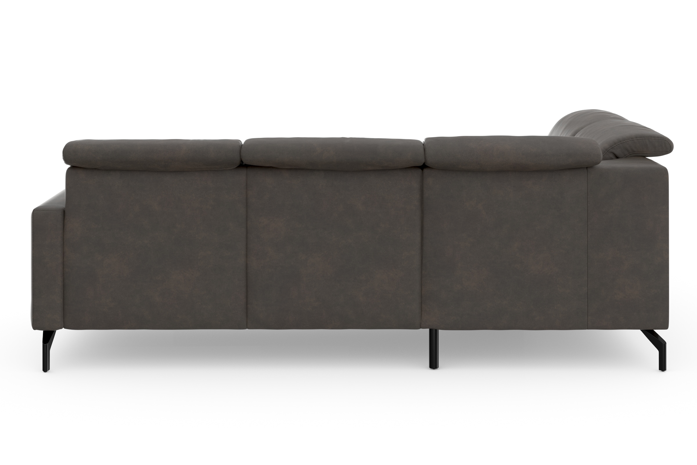 sit&more Ecksofa »Bailando L-Form«, wahlweise mit Kopfteilverstellung und Vorziehsitz, motorisch