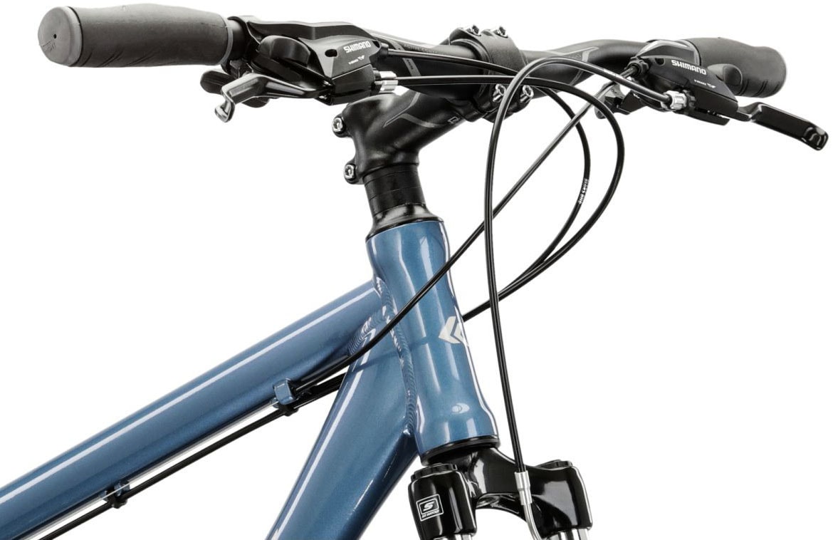 Kross Crossrad »Crossrad Herren 28" Move 1.0 blau 24 Gänge« 24 Gang Shimano ACERA M3020 Schaltwerk Kettenschaltung