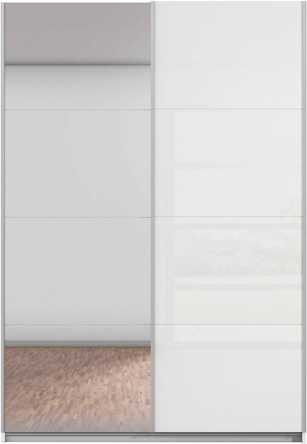 rauch Schwebetürenschrank »Subito Kleiderschrank Bestseller« Schlafzimmerschrank Glas- und Spiegel Breiten 136 & 181 - Höhe 197 cm