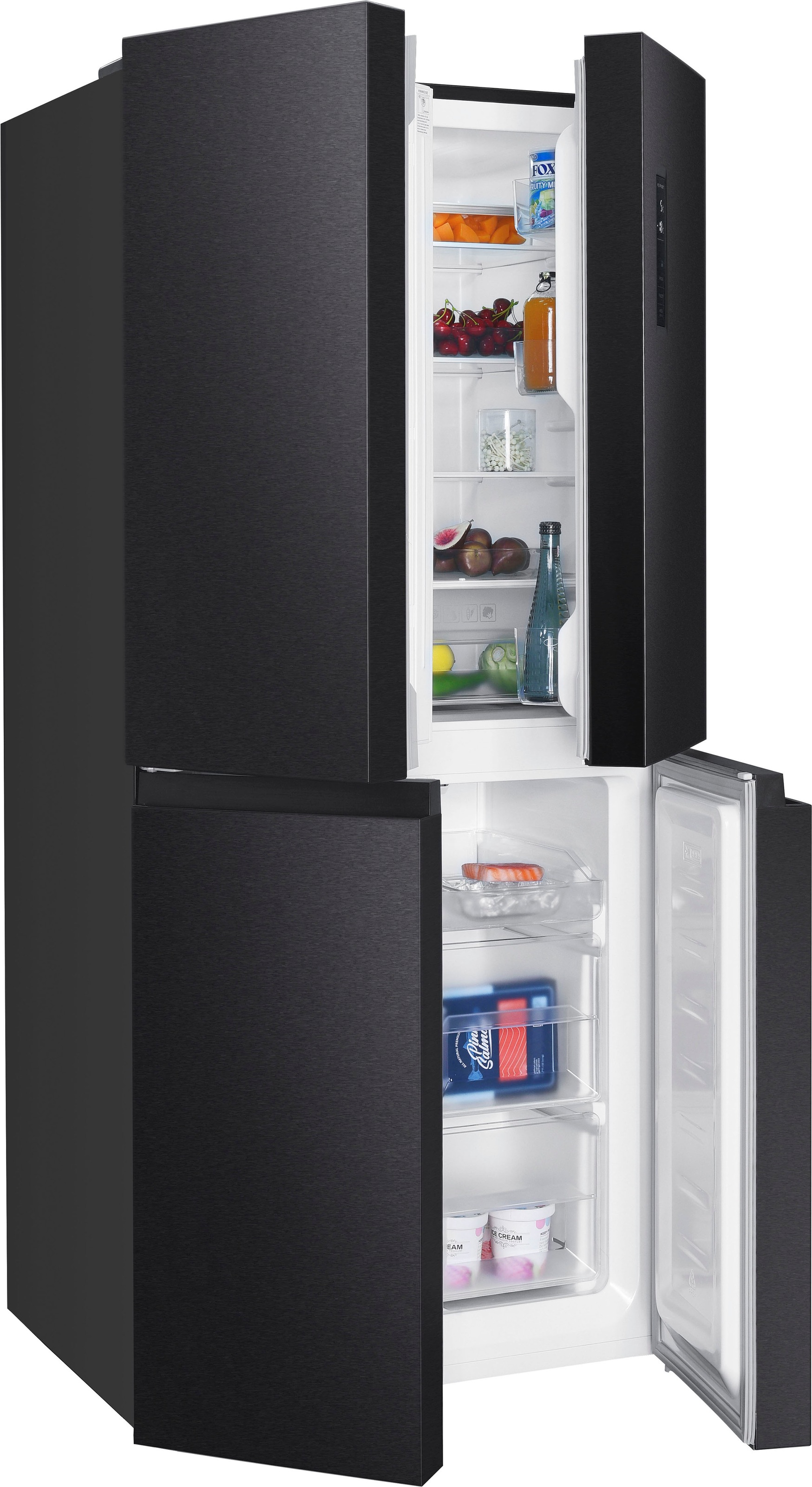 Hanseatic Multi Door »HCDC18080CBI«, NoFrost, Display, Türalarm günstig online kaufen