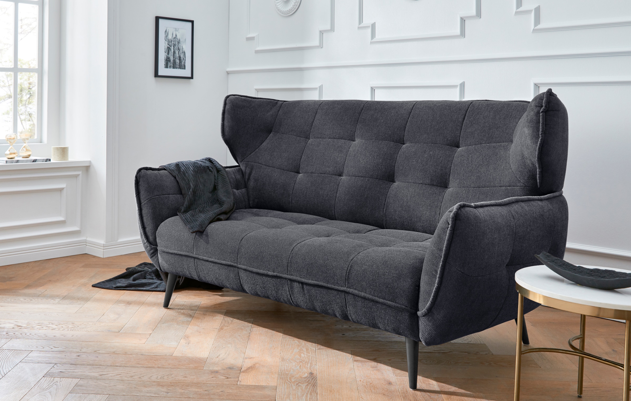 Leonique 2-Sitzer »Ariana«, Big-Sofa bzw. stylischer Hochlehner