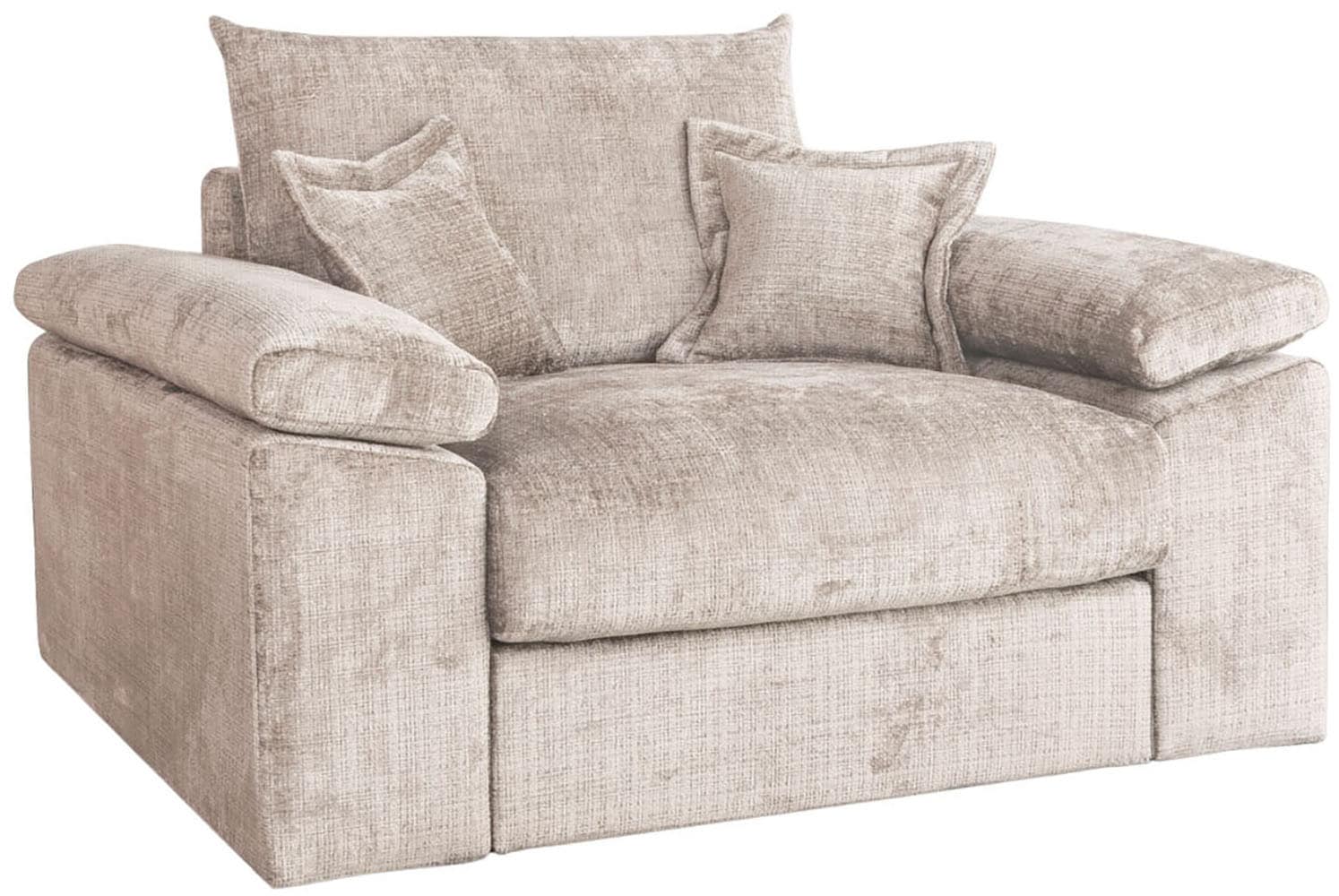 Home affaire XXL-Sessel »Soft&Cosy, B: 151 cm«, Mega-Sessel, Cord oder Chenille-Struktur,mit 2 Zierkissen