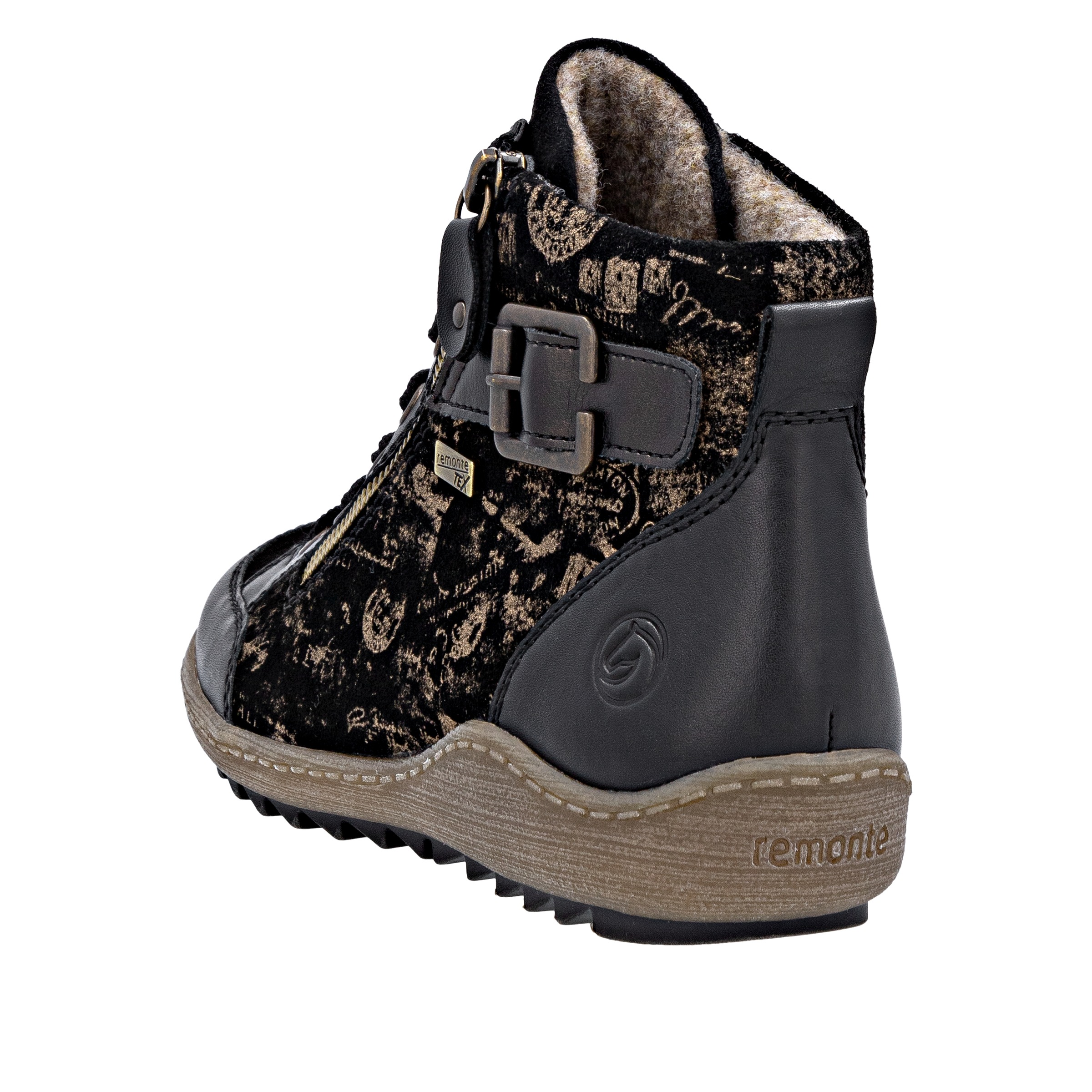 Remonte Schnürboots, Winterboots, Stiefelette, Casual Boots, wasserabweisende TEX-Membran