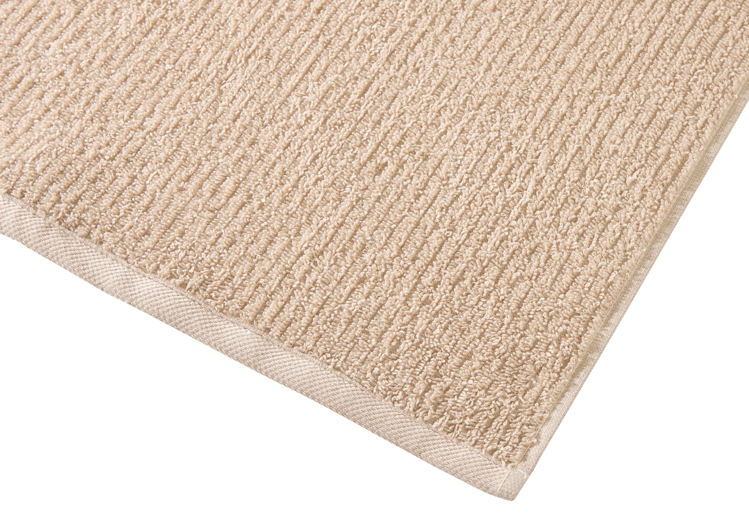 OTTO home Handtuch »Riva, 50x100, Premium Handtücher, 500 gr/m²« Hoch-Tief-Struktur, Streifen, weich, 5 Jahre Garantie