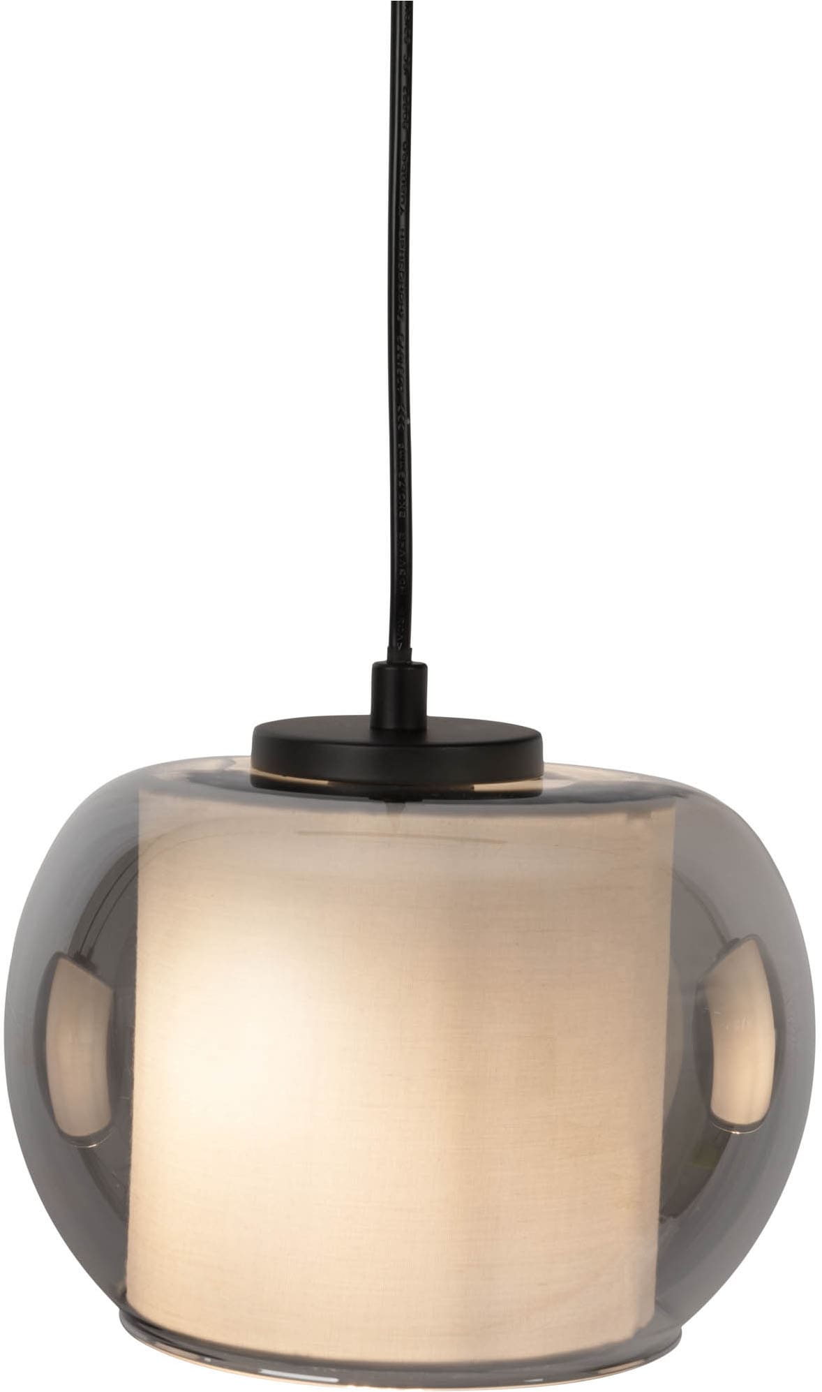 OTTO home Pendelleuchte »Tanissa« E27 1 Stk. 3 gleichlange Pendel mit je 1x Rauchglasschirm und je 1x E27 exkl.