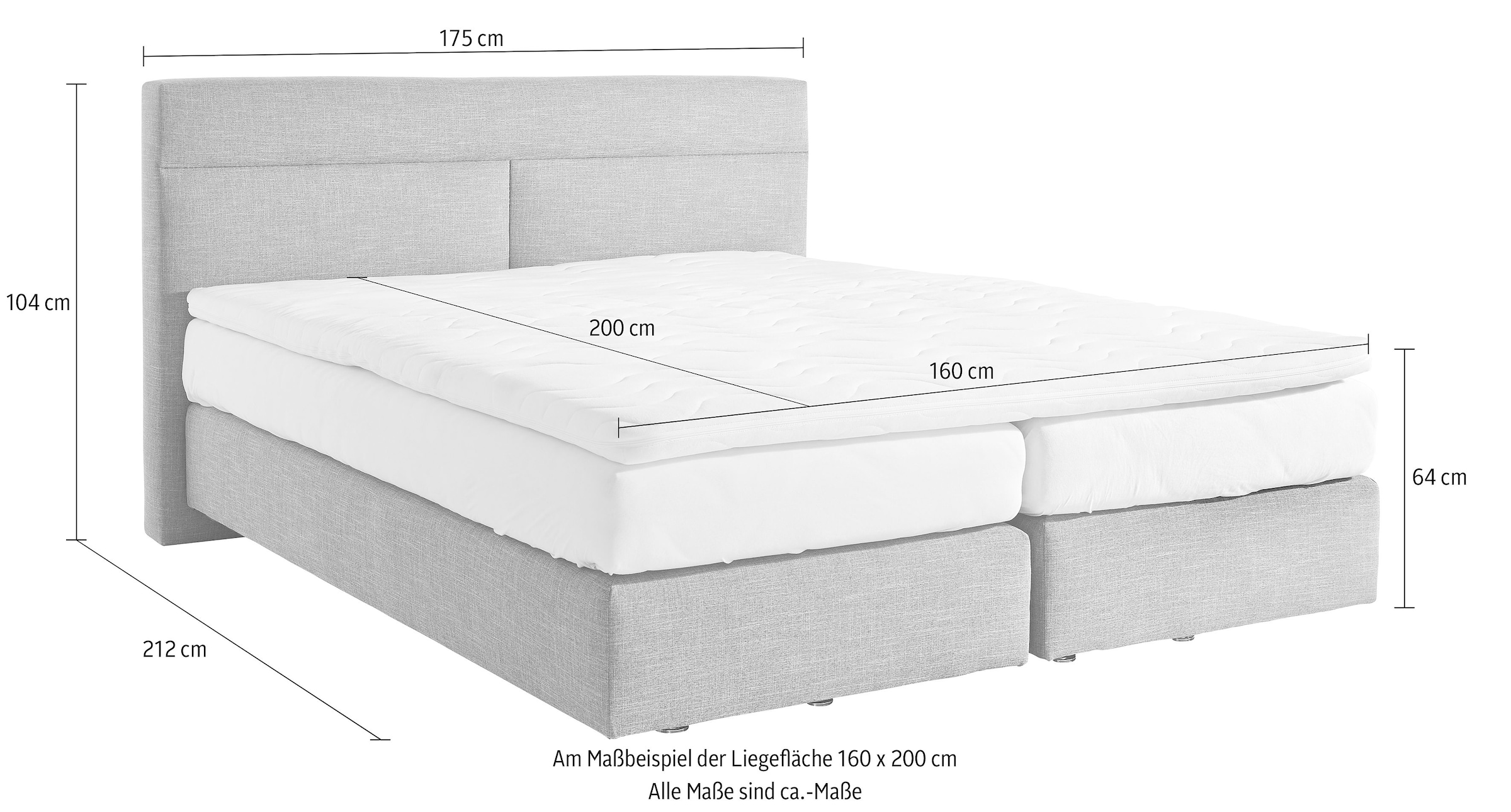 Westfalia Schlafkomfort Boxspringbett