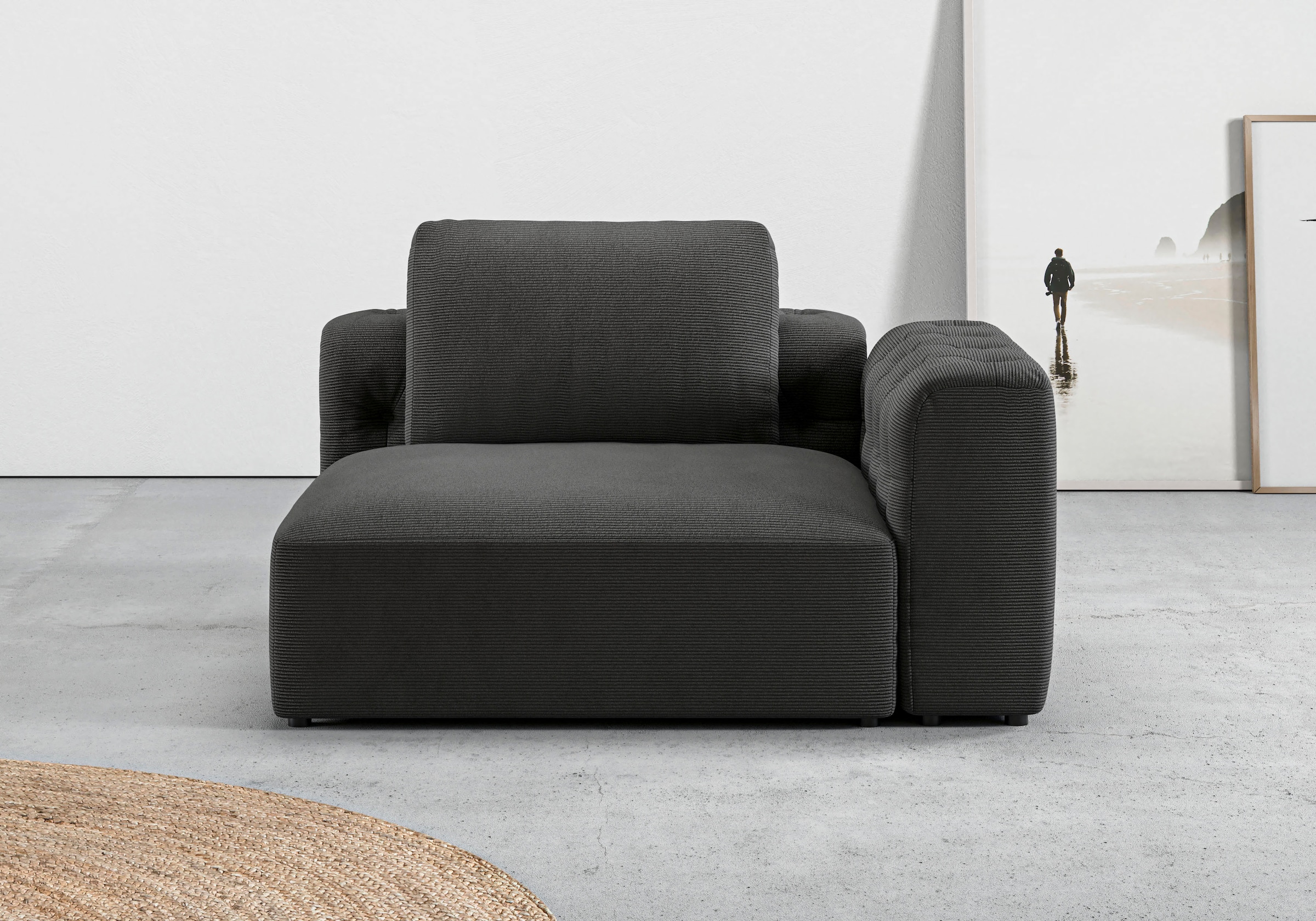 RAUM.ID 1,5-Sitzer »Cushid«, Modul-Eckteil, auch einzeln stellbar, Breite 1 günstig online kaufen