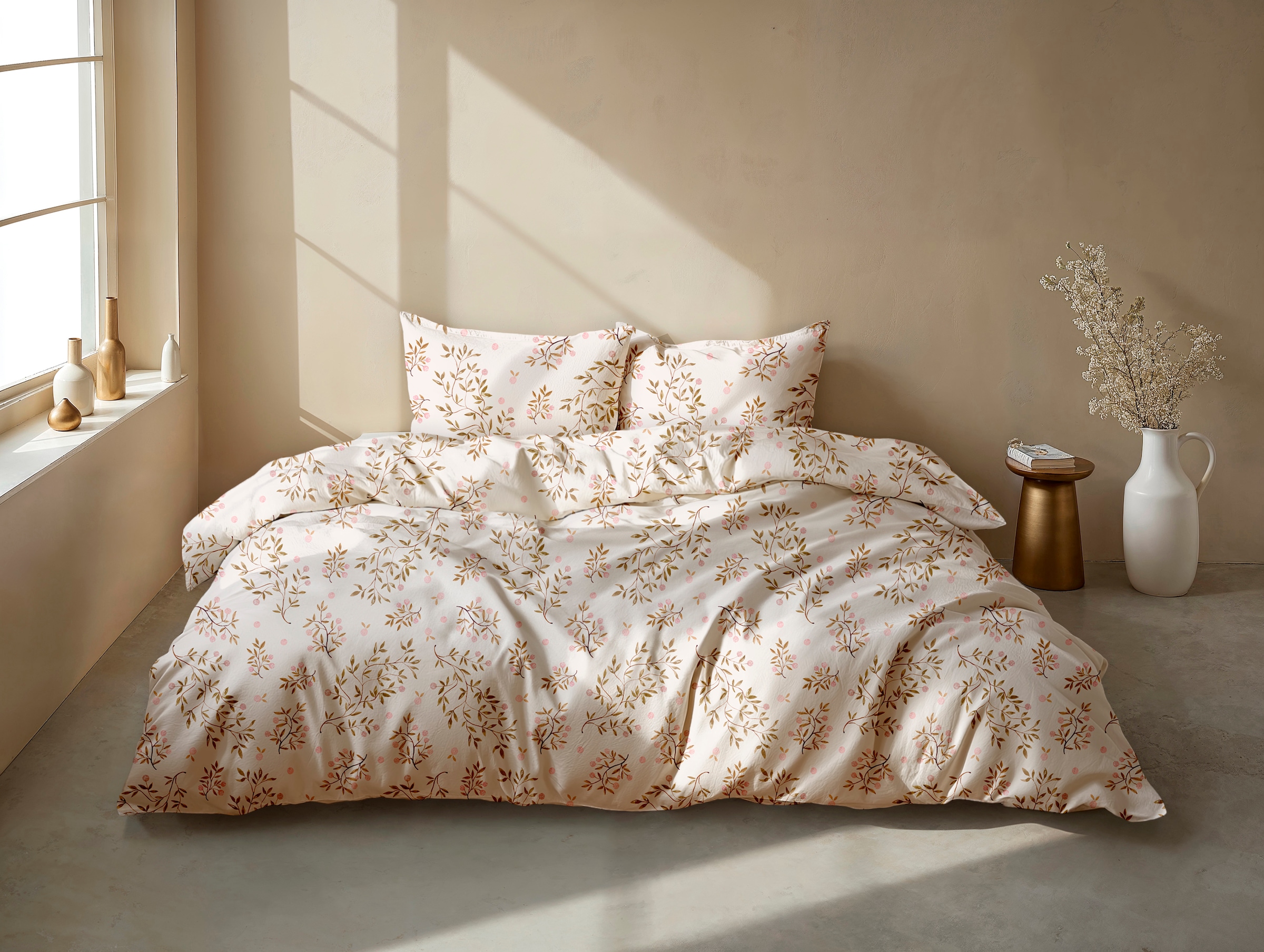 ZO HOME Bettwäsche »Zohome Bettwäsche Baumwolle Fico« 2 Bettwäsche aus 100% Baumwolle, hochwertige Renforcé, ab 135x200 cm.