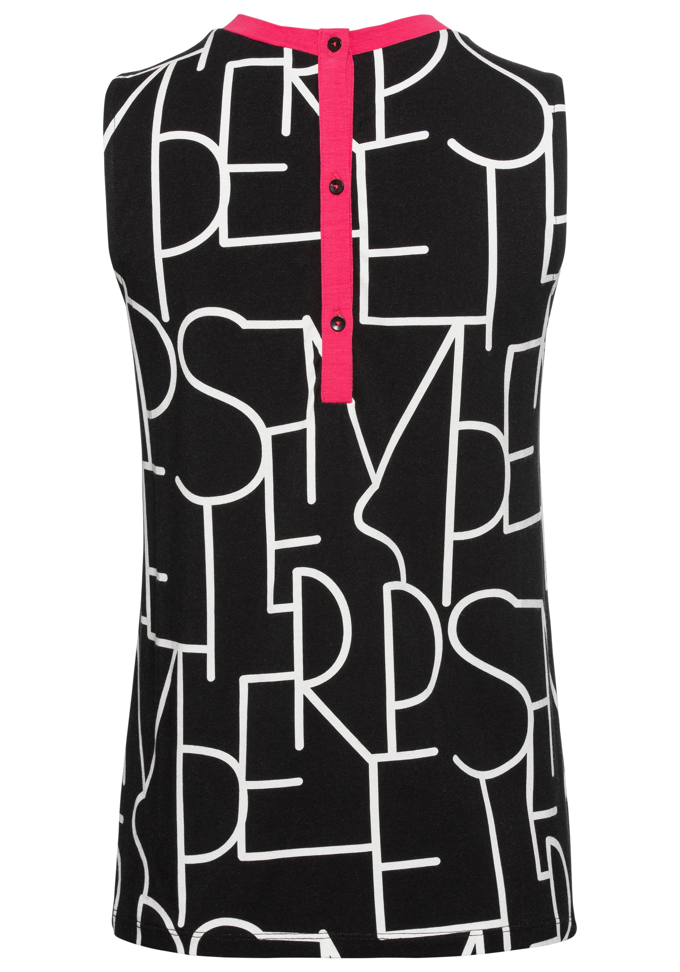 Laura Scott Shirttop figurumschmeichelnde Passform, hüftlange Schnittform