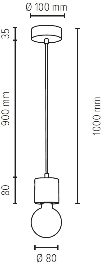 SPOT Light Pendelleuchte »PINO«, 1 flammig, Leuchtmittel E27 | ohne Leuchtmittel, Hängeleuchte, Naturprodukt aus Massivholz, Nachhaltig, Kabel kürzbar