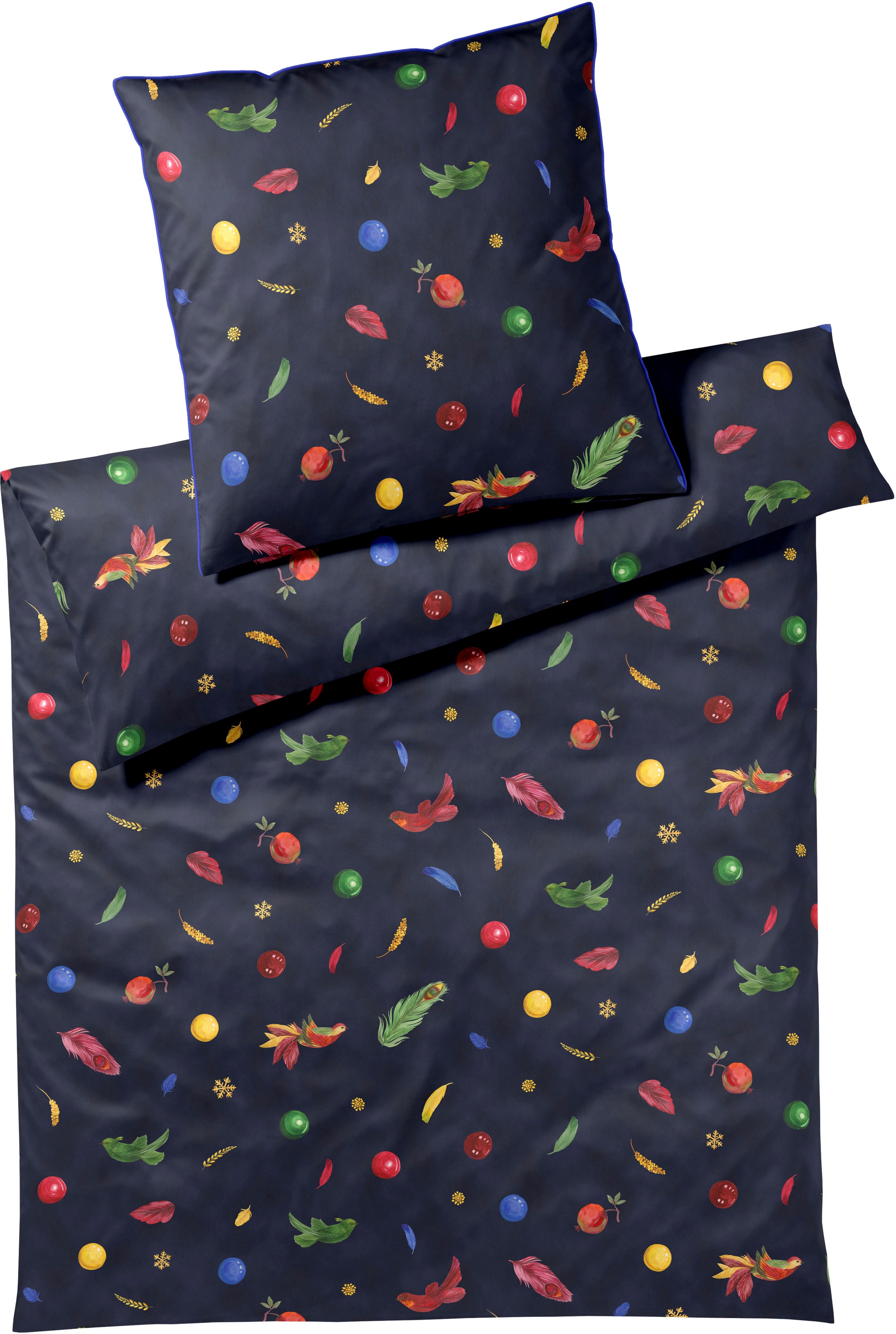 Elegante Bettwäsche »Noel« 2 Stk. tlg. angenehmes Hautgefühl günstig online kaufen