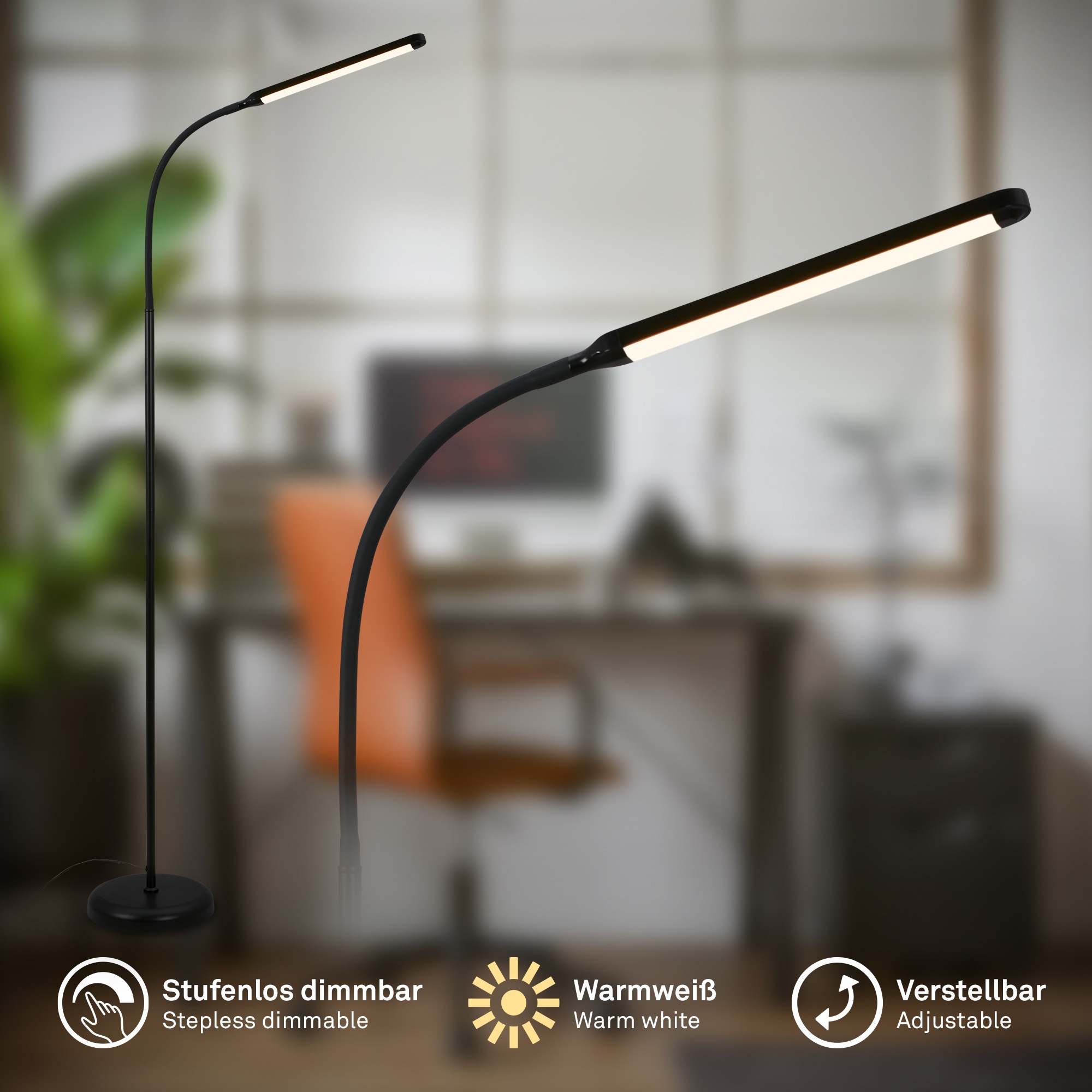 Briloner Leuchten LED Stehlampe »MURA 1660015«