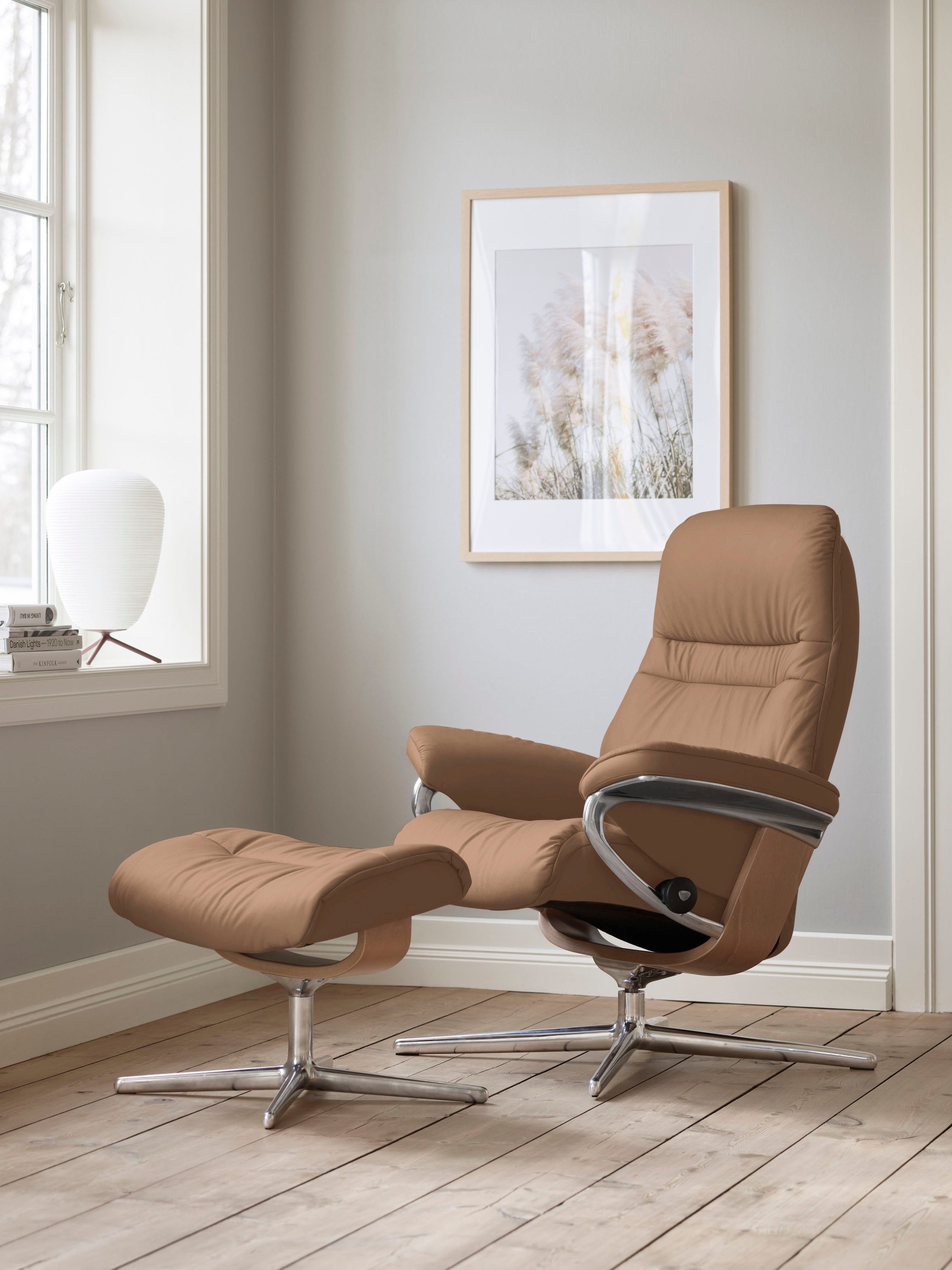 Stressless® Relaxsessel »Sunrise«, (Set, Relaxsessel mit Hocker), mit Hocke günstig online kaufen