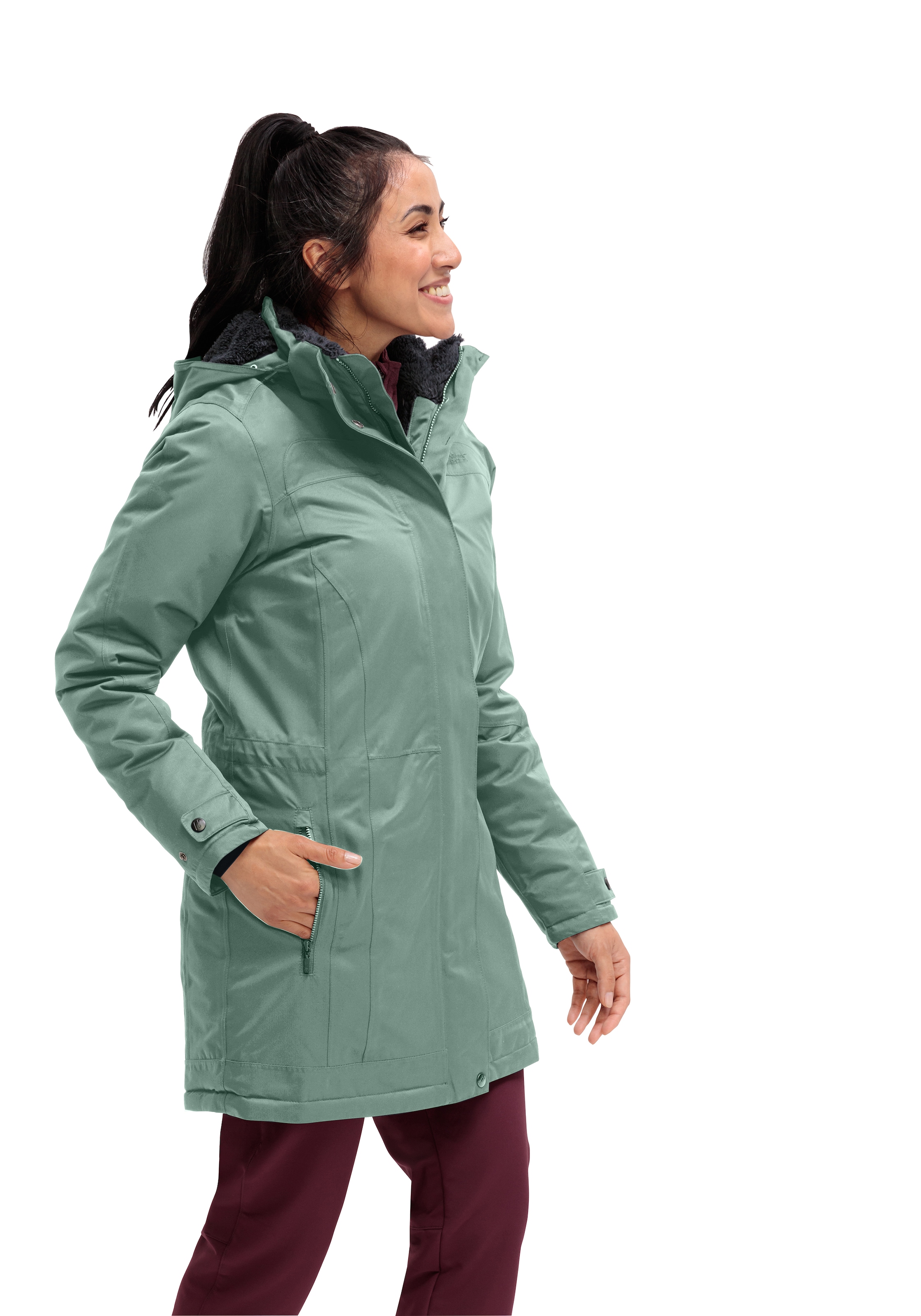 Maier Sports Funktionsjacke »Lisa 2.1«, Damen Mantel, atmungsaktiver Wintermantel, 2 RV-Taschen, Regular Fit