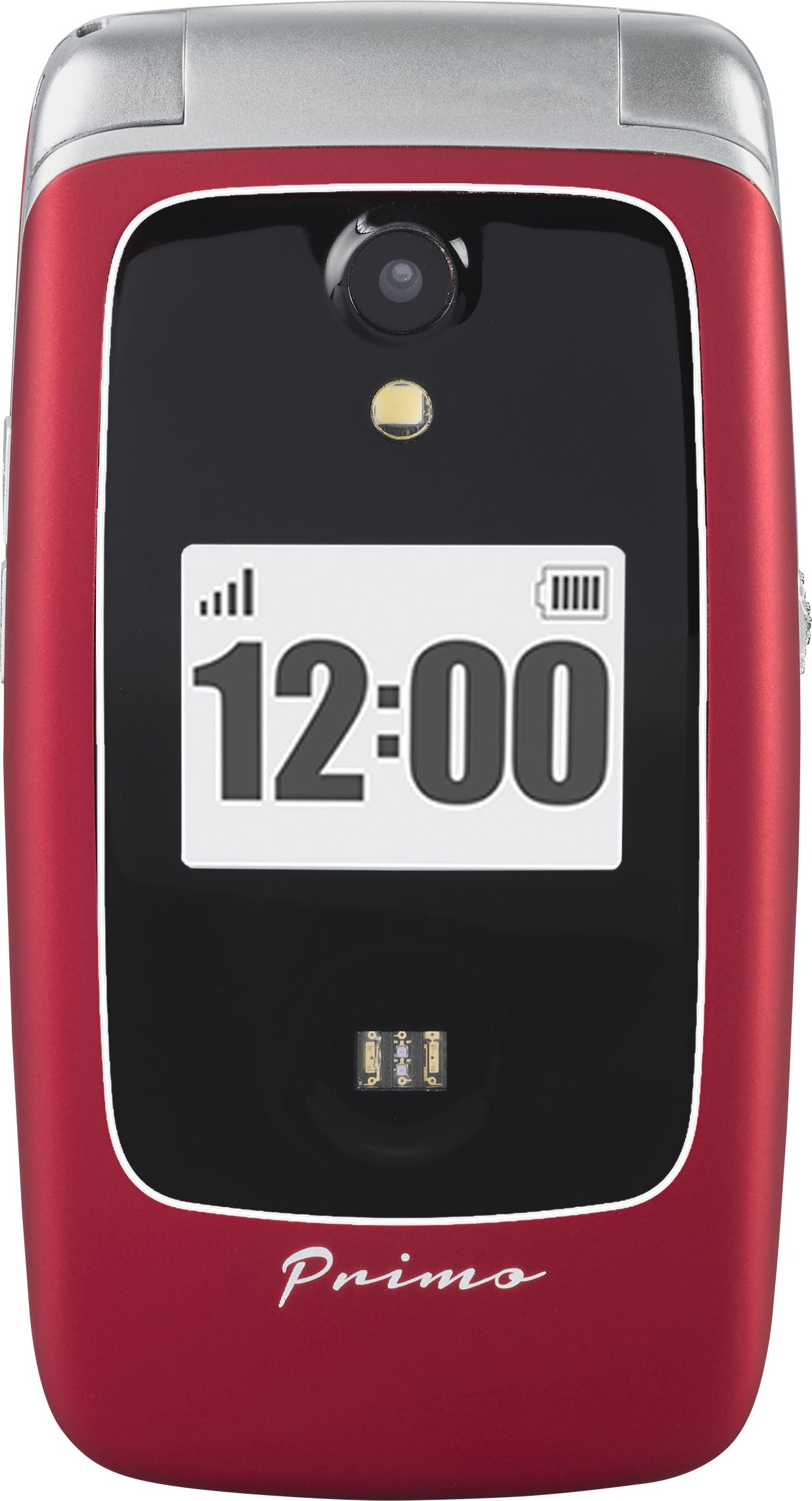 Primo Klapphandy »PRIMO 418«, rot, 7,11 cm/2,8 Zoll, 3 MP Kamera