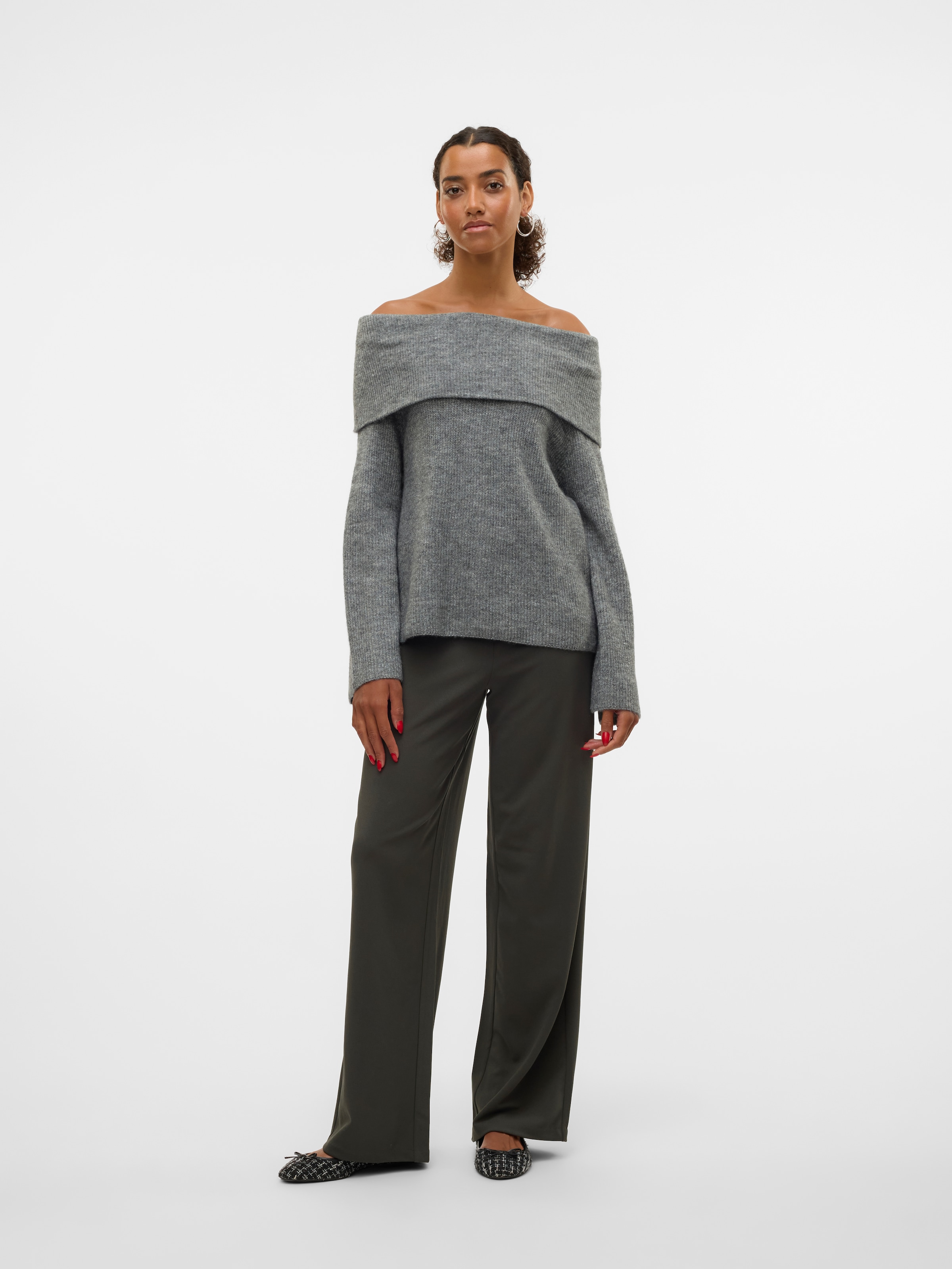 Vero Moda Schlupfhose »VMBERLIN ZAMIRA MW WIDE PANT NOOS«, Sommerhose