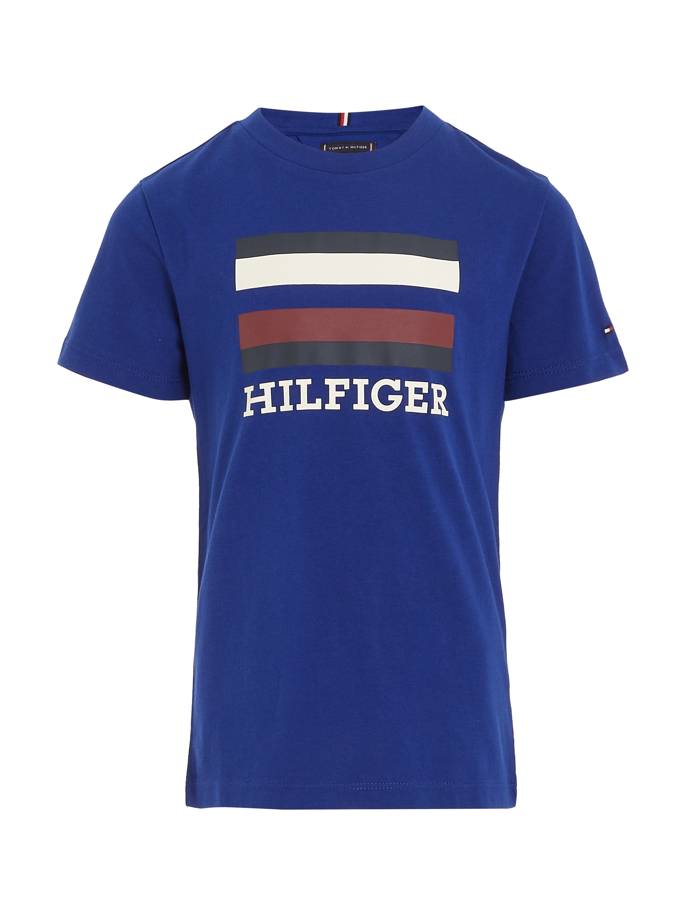 Tommy Hilfiger T-Shirt »TH LOGO TEE S/S«, mit großem Hilfiger Frontprint &  Logo-Schriftzug online bei