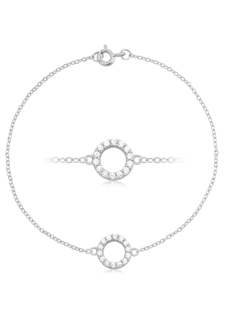 »Schmuck kaufen Kreis/Circle«, mit Silberarmband im Online-Shop Firetti Geschenk, Zirkonia