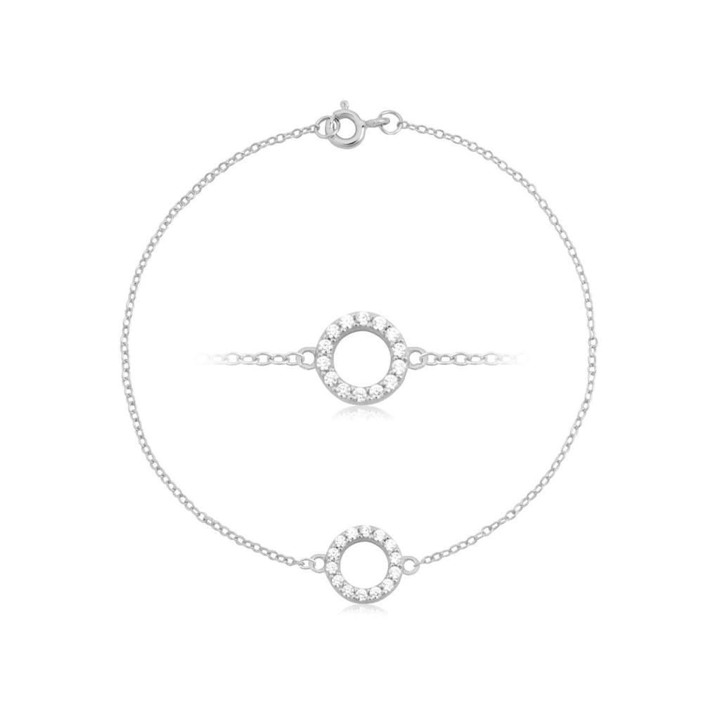 Firetti Armband »Schmuck Geschenk Silber 925 Armschmuck Armkette Kreis/Circle«