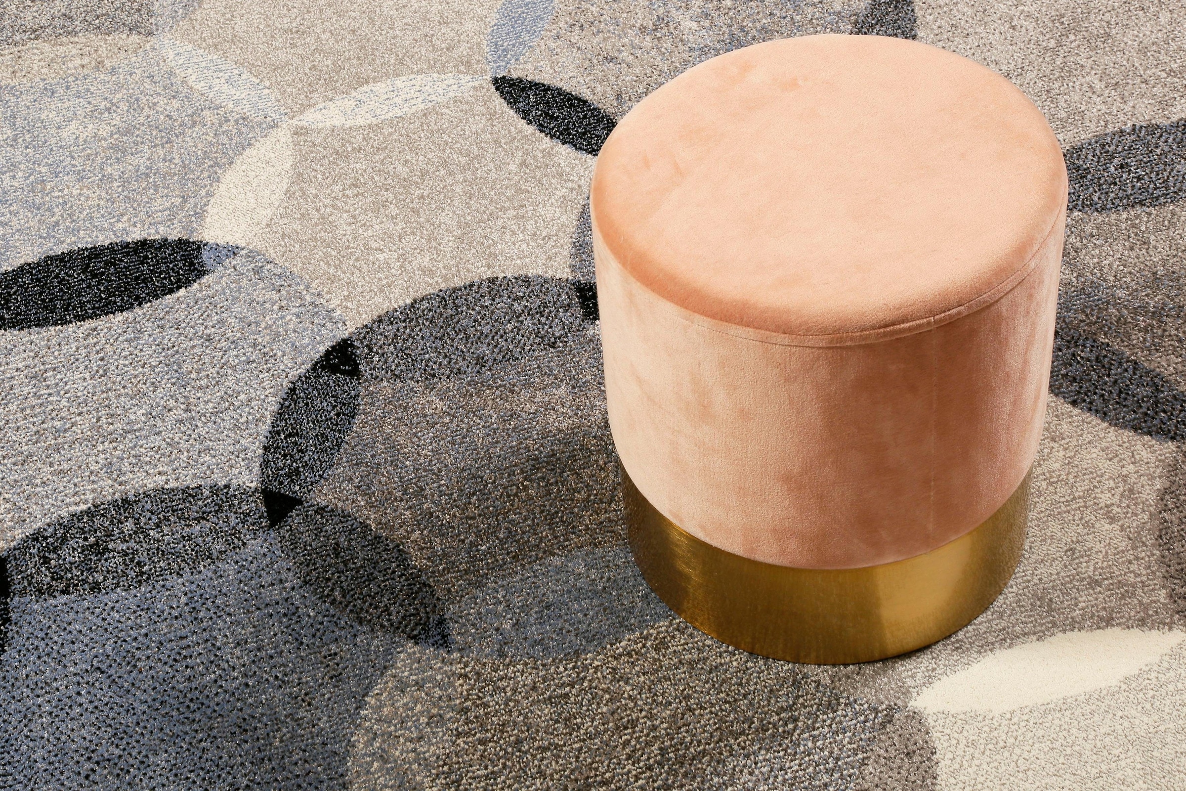 Esprit Teppich »Modernina ESP-3378«, rechteckig, 13 mm Höhe, weicher Kurzflor in modernem Design, Wohnzimmer, Schlafzimmer, bunt