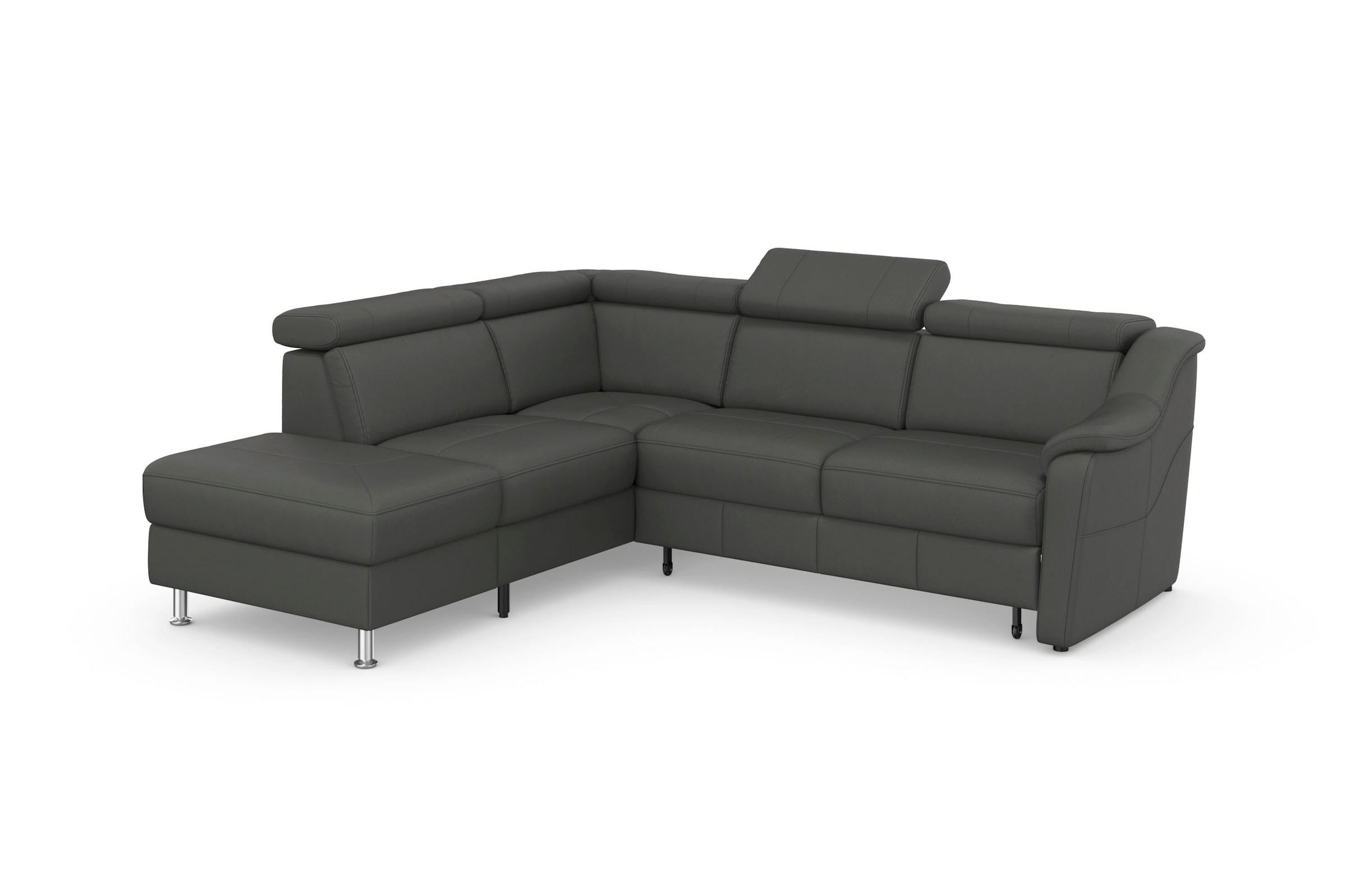 sit&more Ecksofa »Freetown L-Form«, inklusive Kopfteilverstellung und komfortablem Federkern