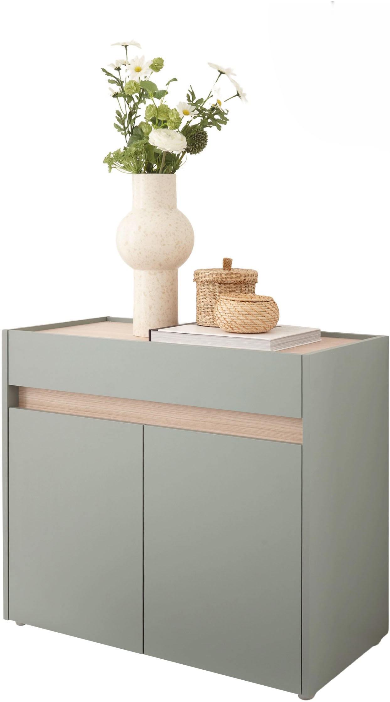 INOSIGN Kommode »GiRON/CiTY, Schrank in vier Farben, modernes Sideboard, Kommode«, viel Stauraum, Schublade, 80 cm breit