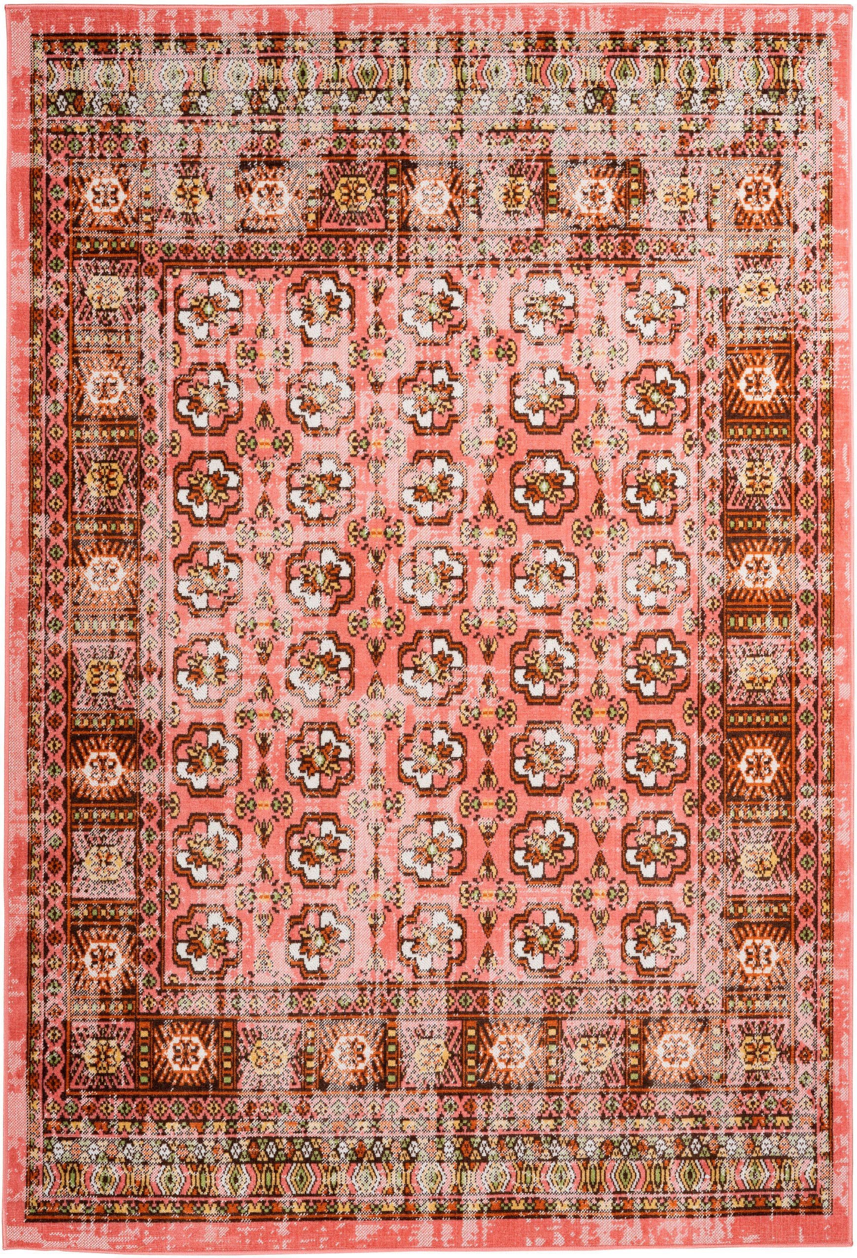 calo-deluxe Teppich »Ruzica-606«, rechteckig, 6 mm Höhe, Flachgewebe, Vintage Design, Wohnzimmer