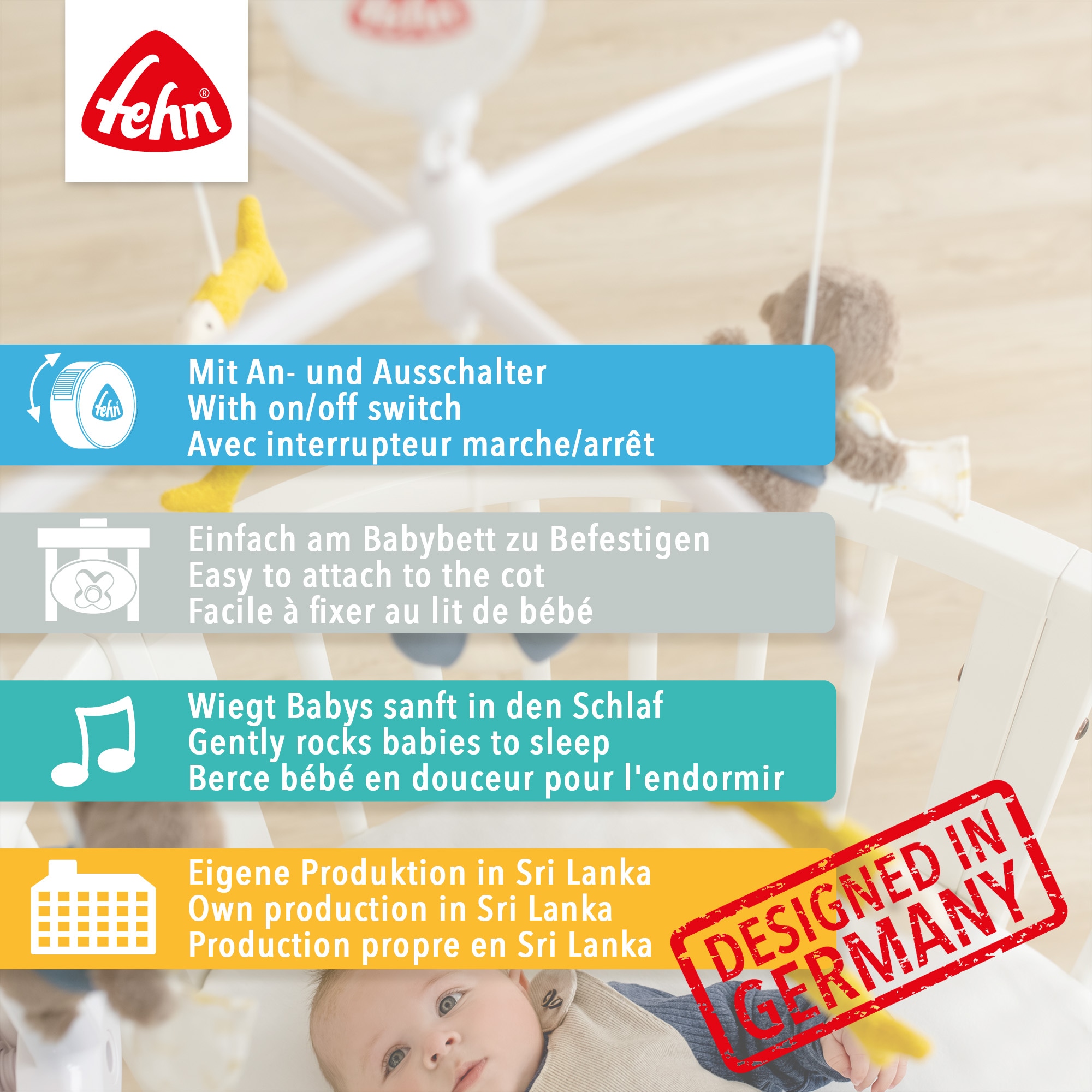 Fehn Mobile »Capybara Clara, Mobile Capybara« mit Sound