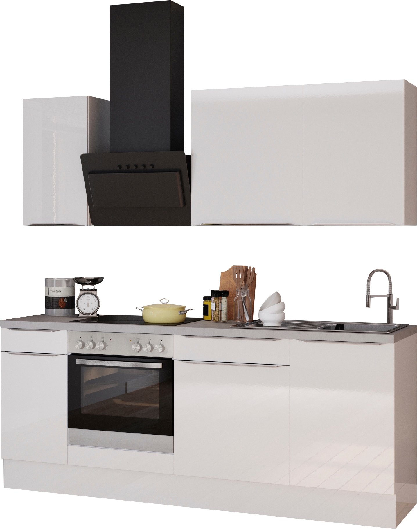 OPTIFIT Küchenzeile »Aken«, ohne online 210 cm bestellen Breite E-Geräte