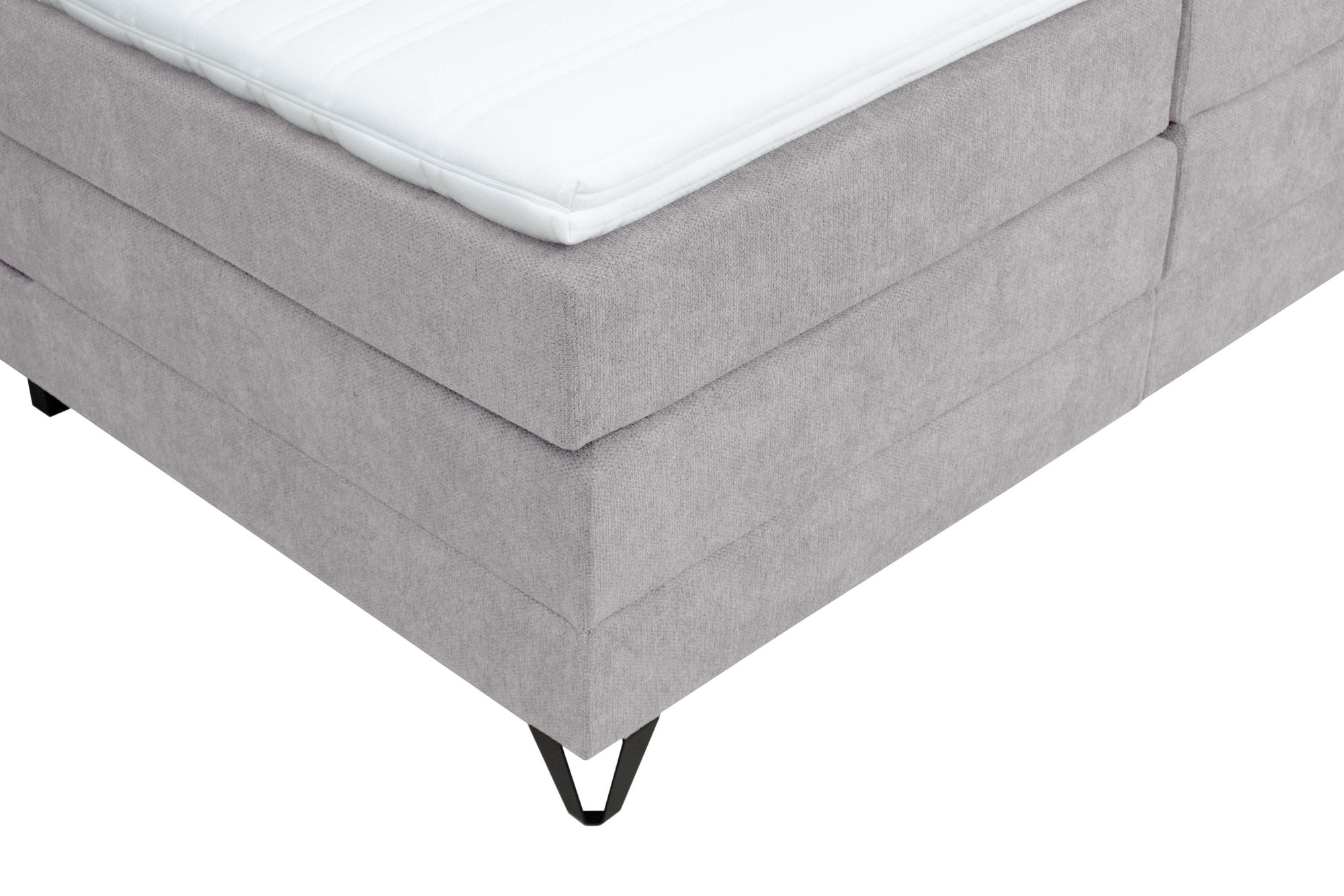 Home affaire Boxspringbett »Ilona, Doppelbett, Polsterbett, Federkernbett, Komforbett, 160, 180 cm« inkl. Topper, zwei Bettkästen, Taschen-Federkernmatratze, Härtegrad 3